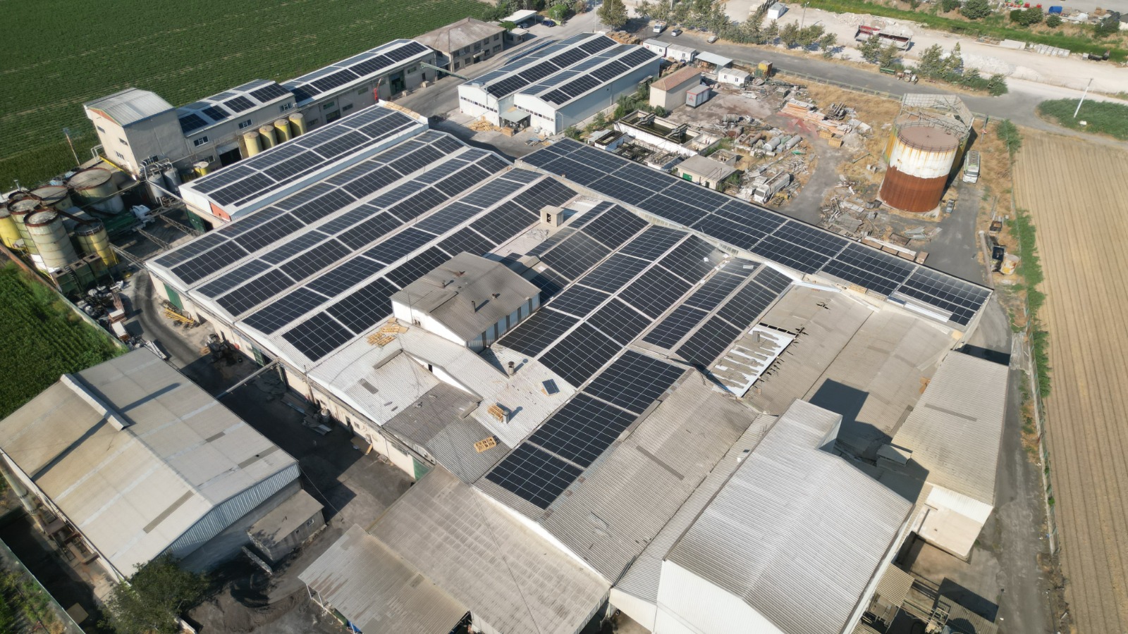 Sılamagro A.Ş 1400 kWp Çatı Güneş Enerji Santrali