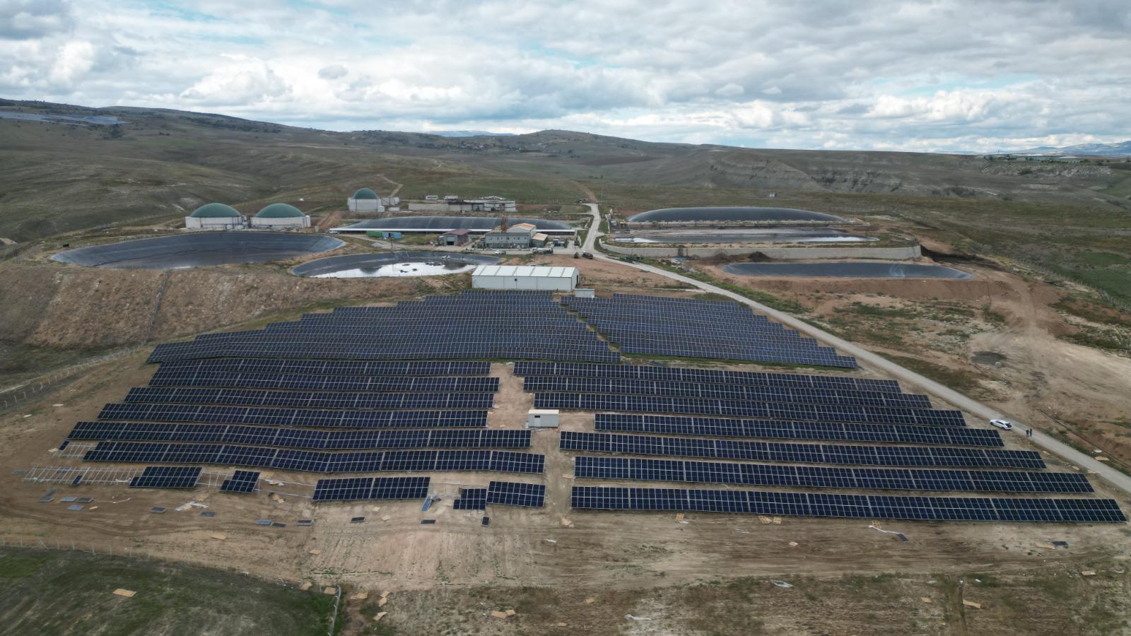Çorum Biyogaz A.Ş 2400 kWp Lisanlı Hybrid Güneş Enerji Santrali