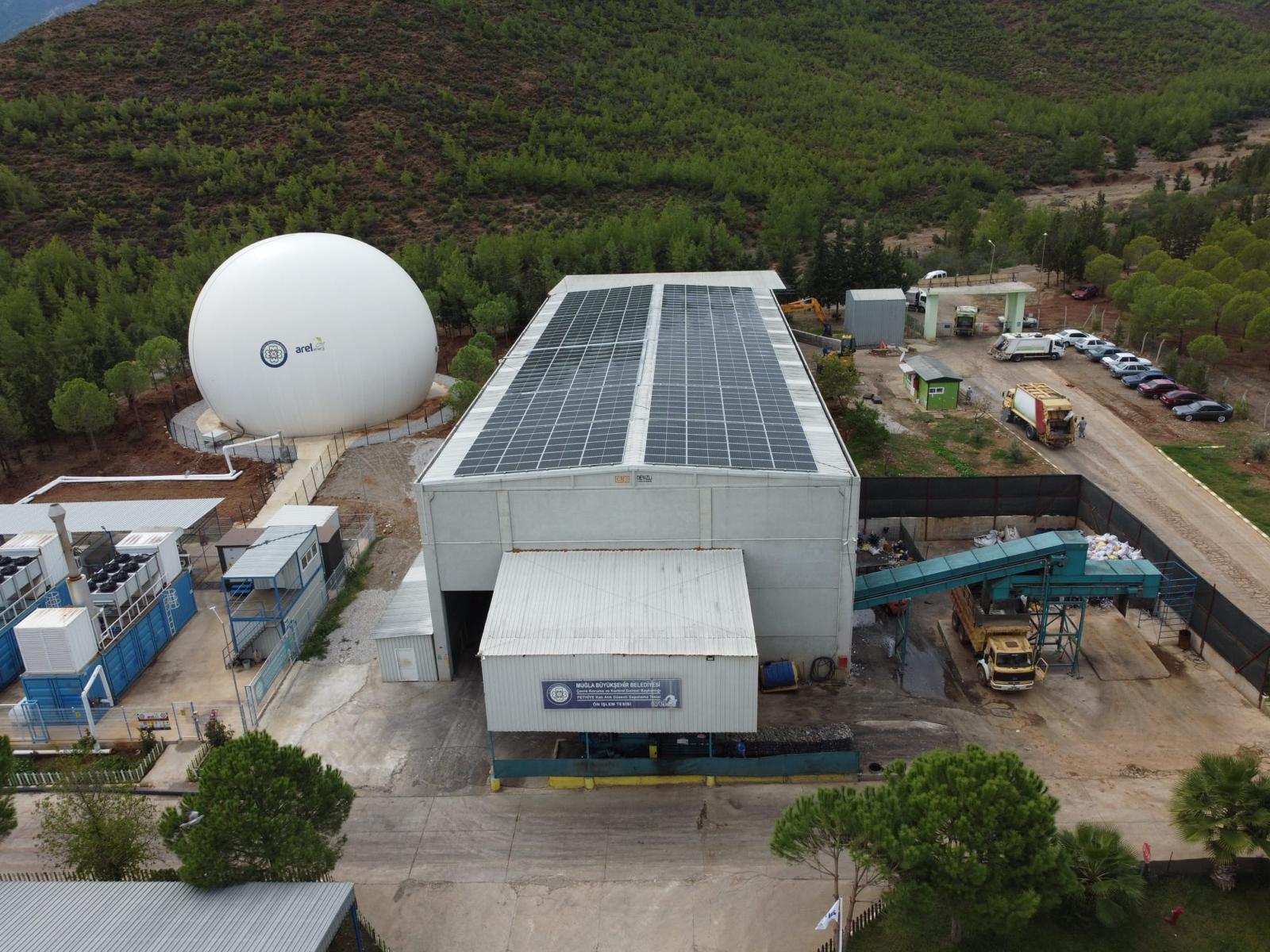 Arel Çevre Yatırımları 250 kWp Çatı Güneş Enerji Santrali — Fethiye