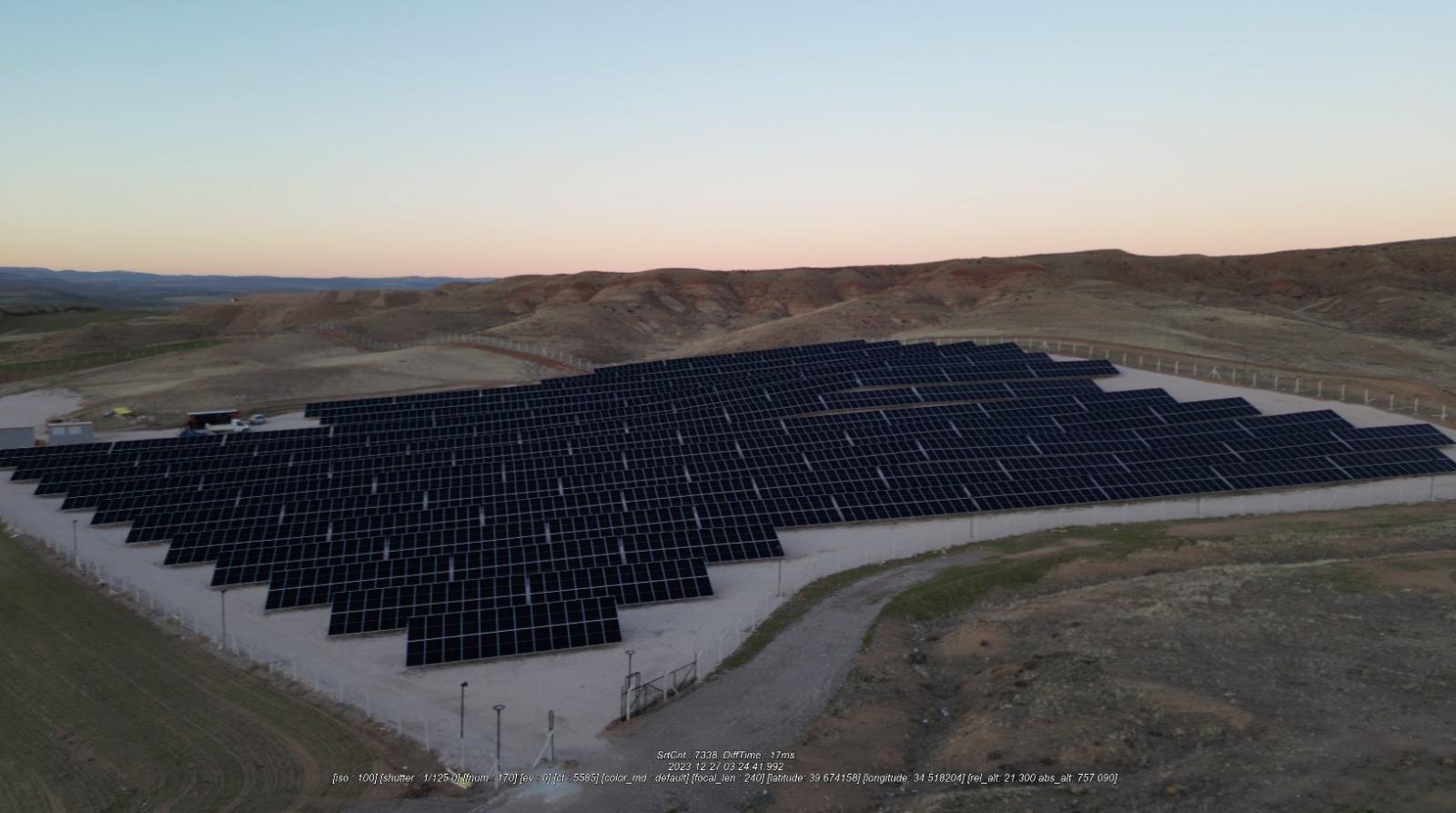 Envio Enerji Üretim A.Ş. 1580 kWp Arazi Güneş Enerji Santrali