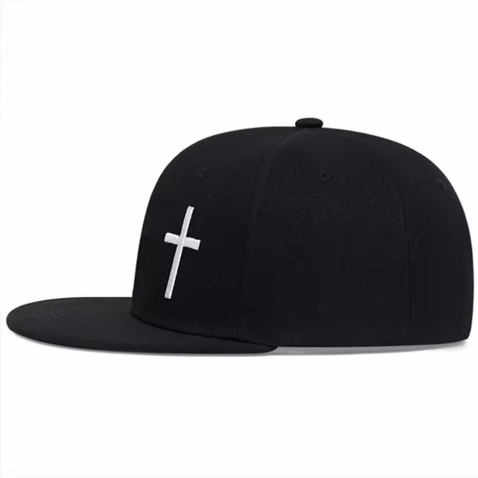 Black Cross Hat