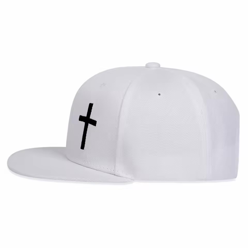 White Cross Hat