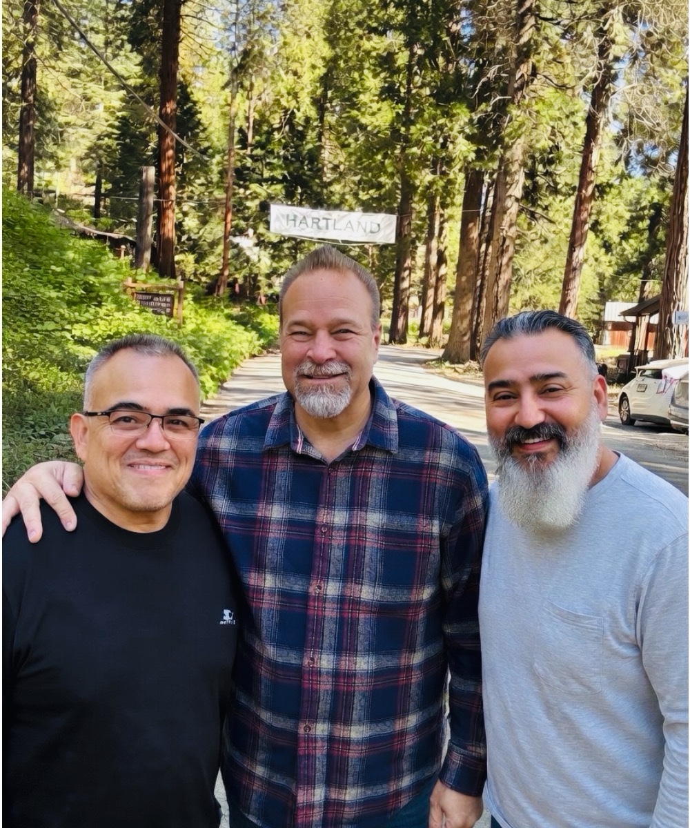Pastor Joe Schimmel, Brian Stegall, and Joe Bokaie