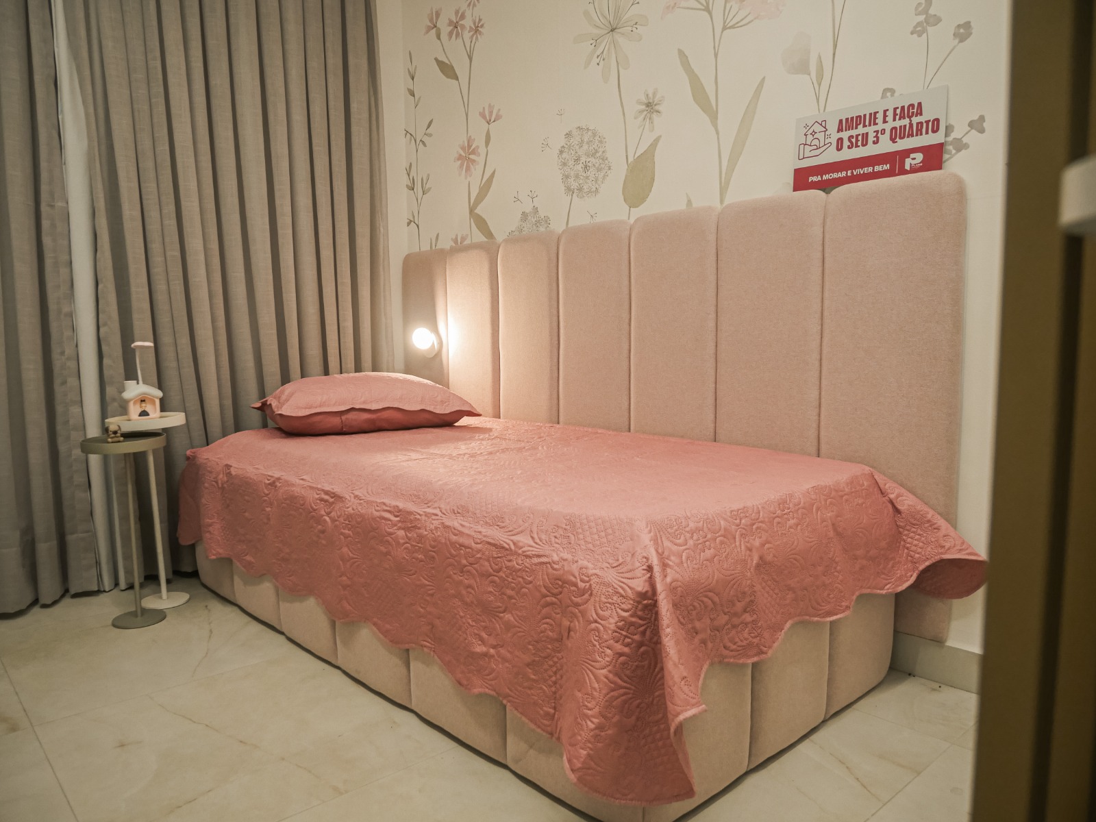 Apartamento decorado - Visão geral do espaço
