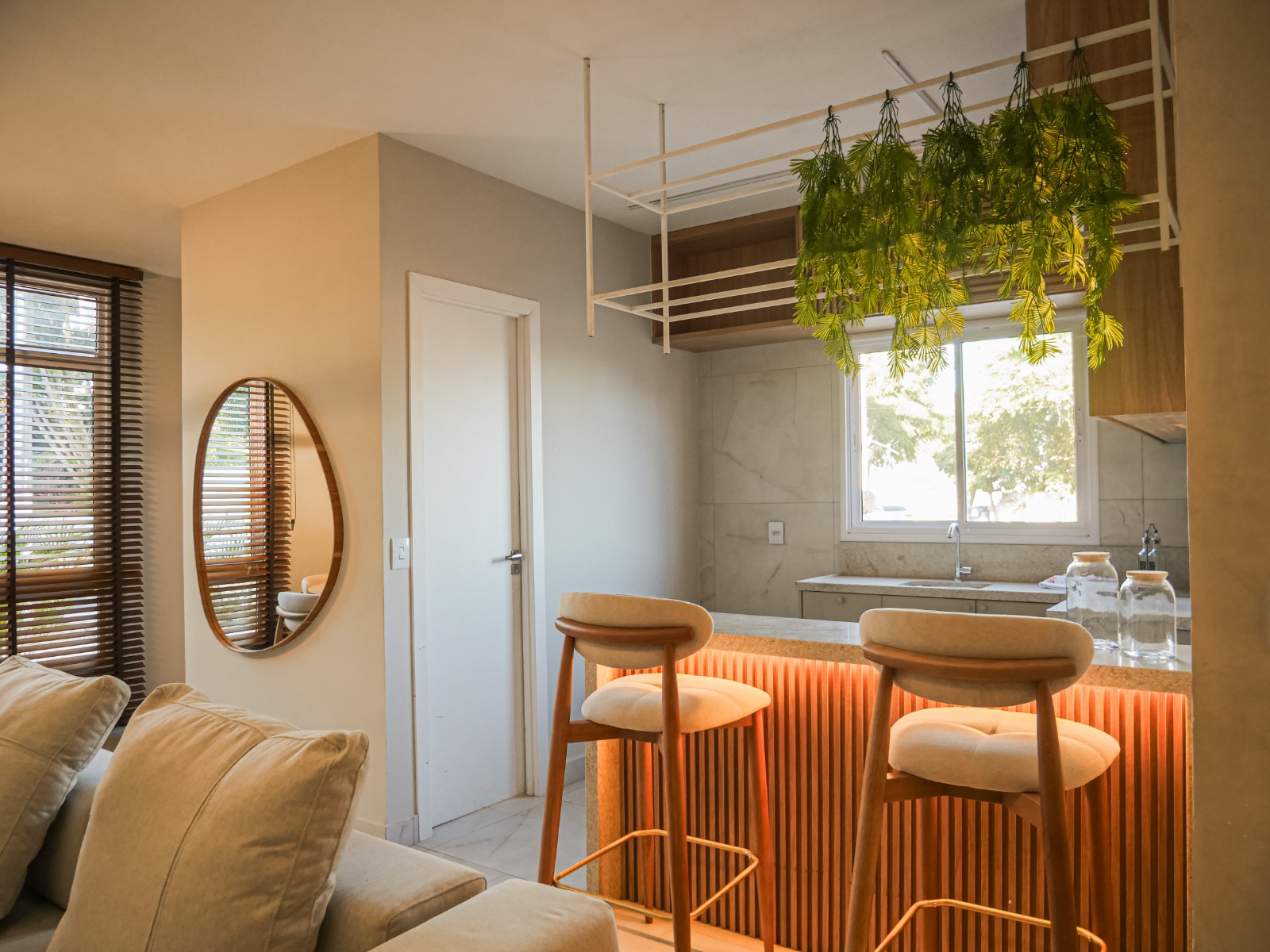 Apartamento decorado - Vista geral do imóvel
