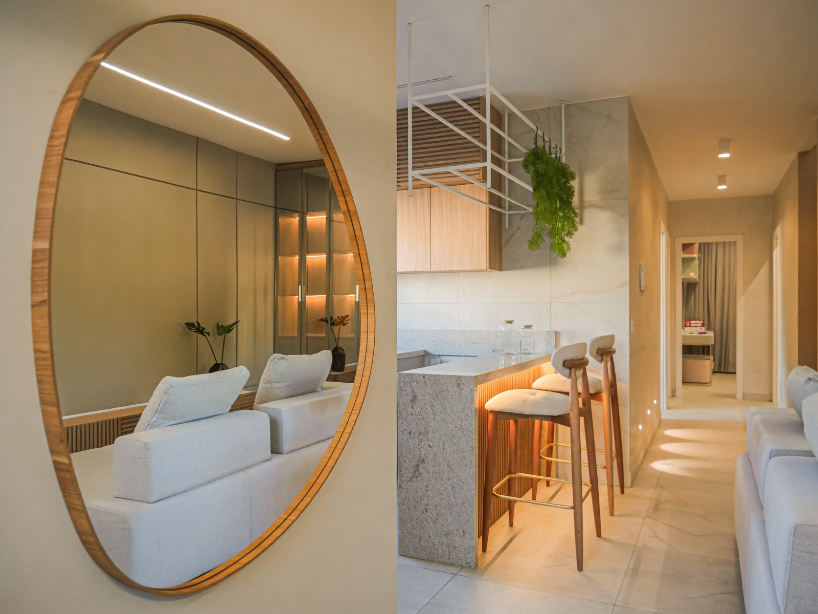 Apartamento decorado - Banheiro moderno