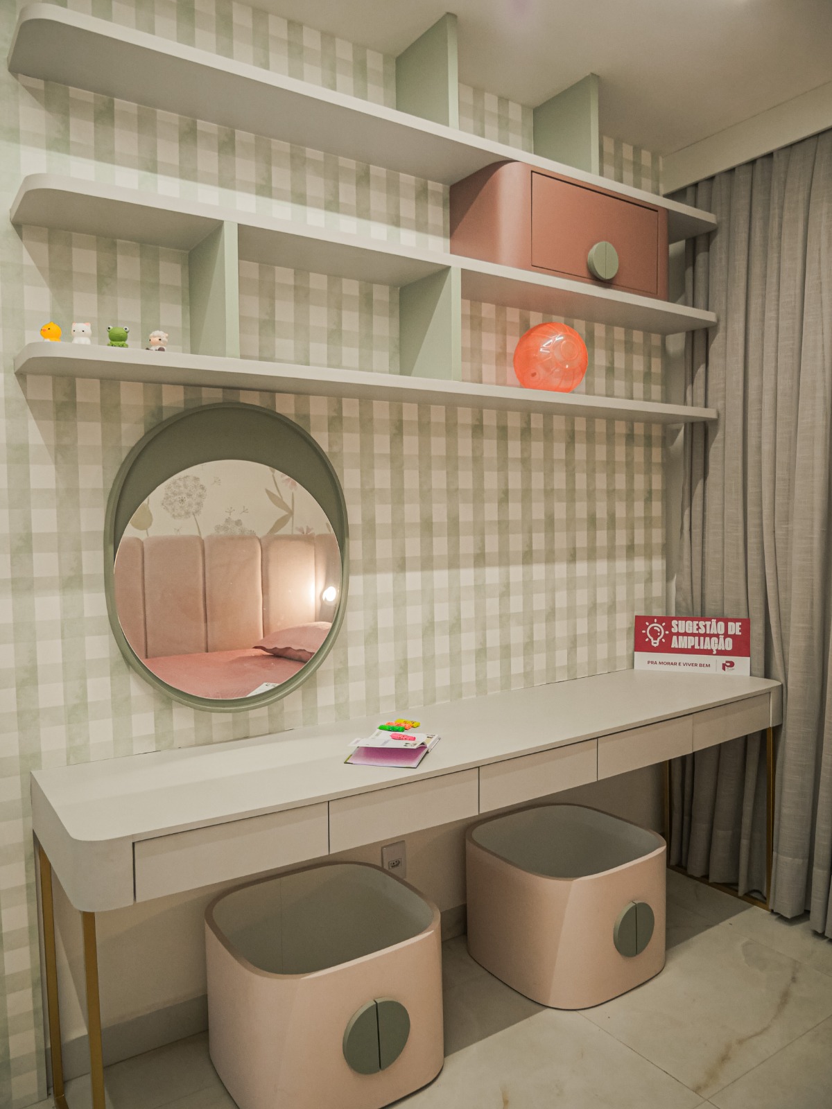 Apartamento decorado - Sala de estar
