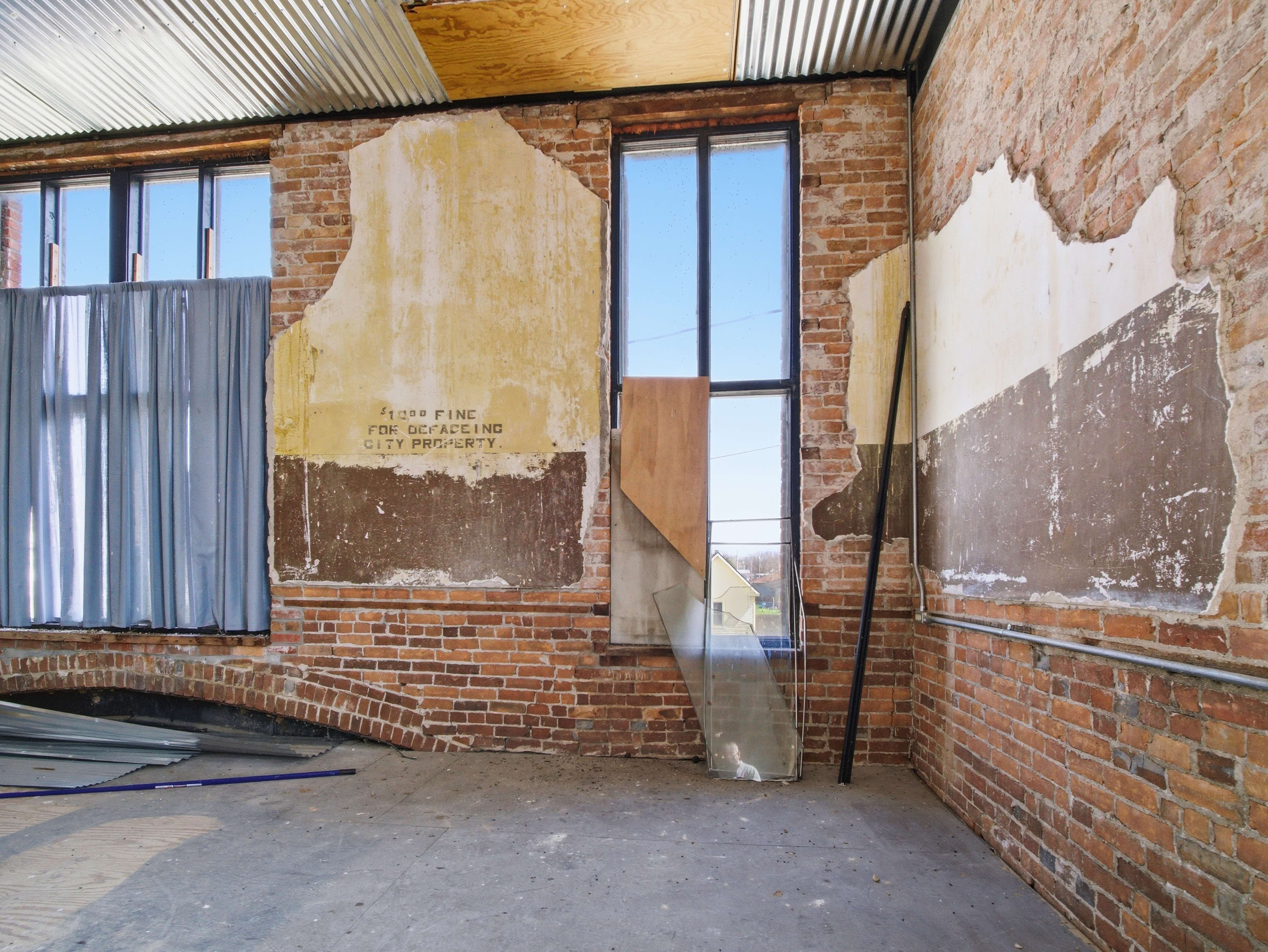 Pierce City fire station restoration