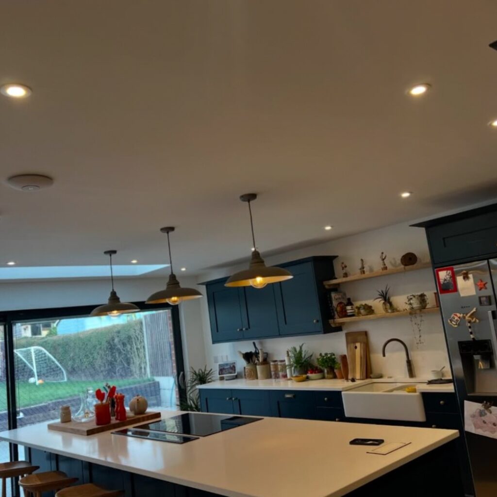 Domestic electrical installation work in Leicester