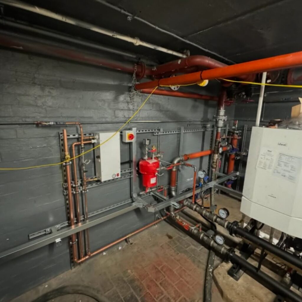 Electrical wiring and cable management work