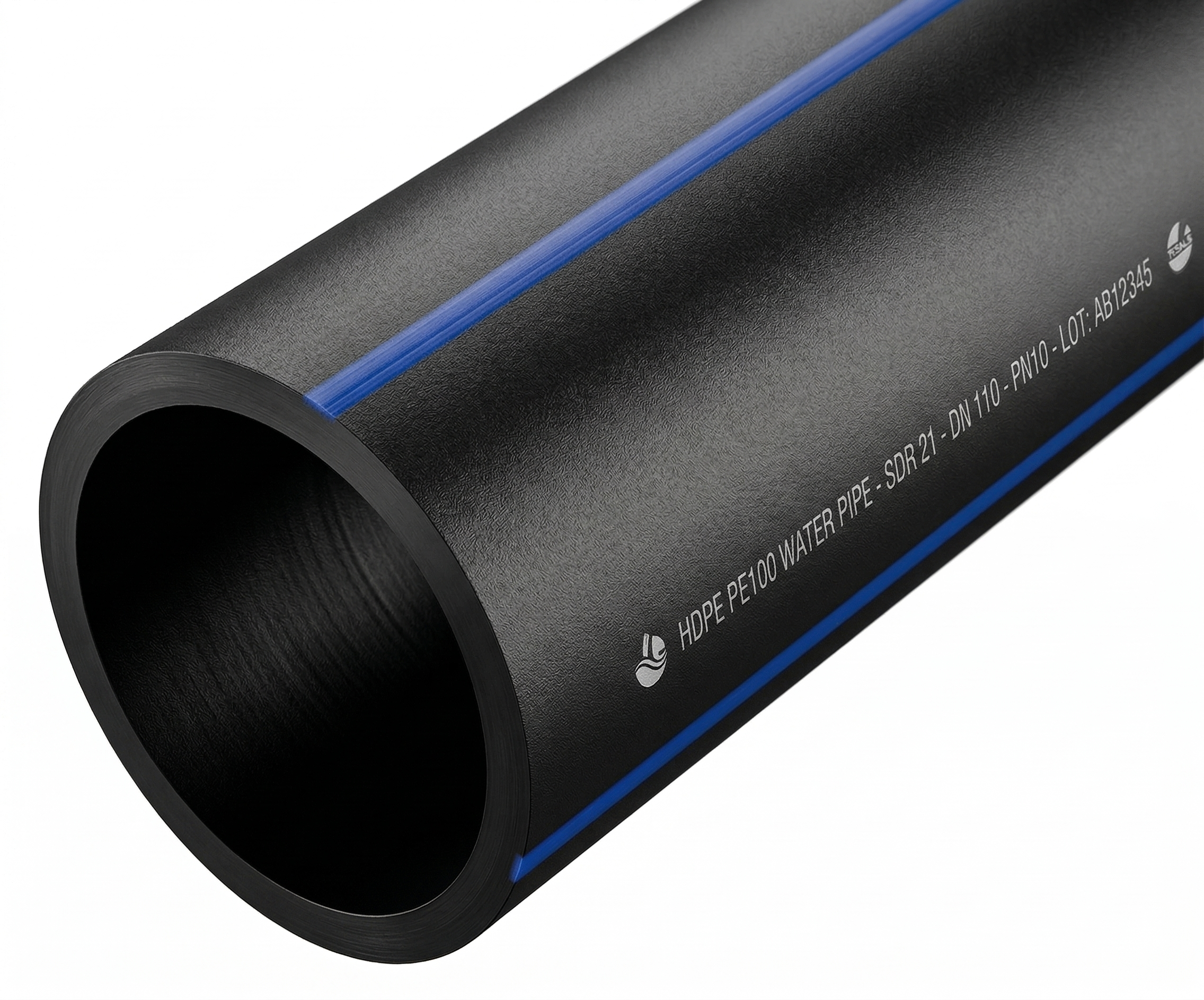 Труба ПЭ100 SDR 21 производства Юг Полимер, Шымкент Труба ПЭ100 SDR 21 — полиэтиленовая труба 20–450 мм