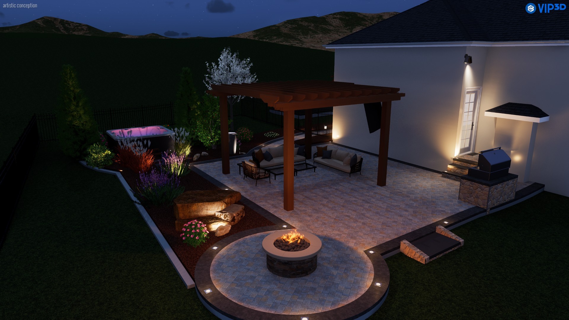 3D landscape rendering sample by Ditmar Property Management