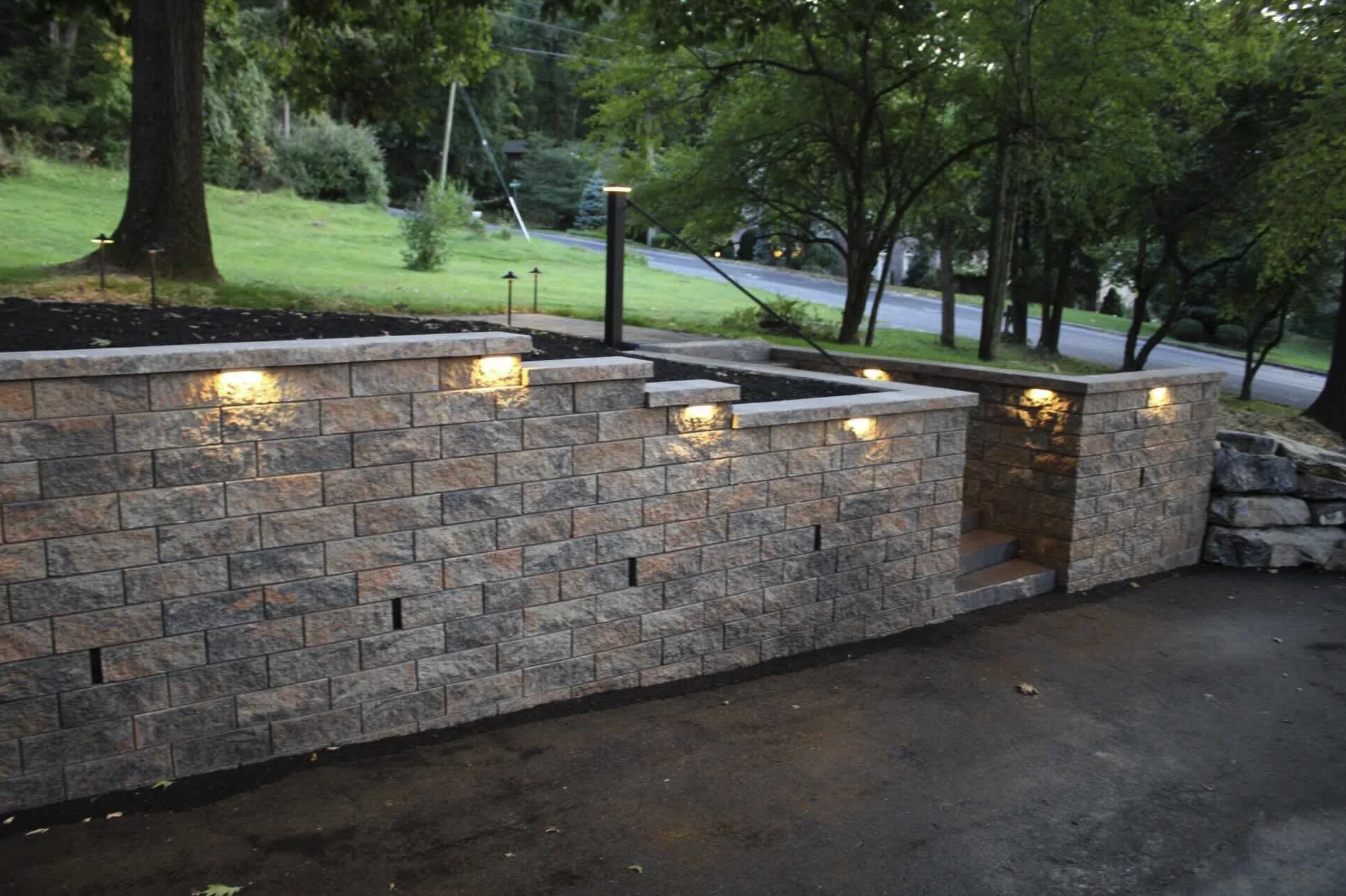 Custom Patio & Retaining Wall