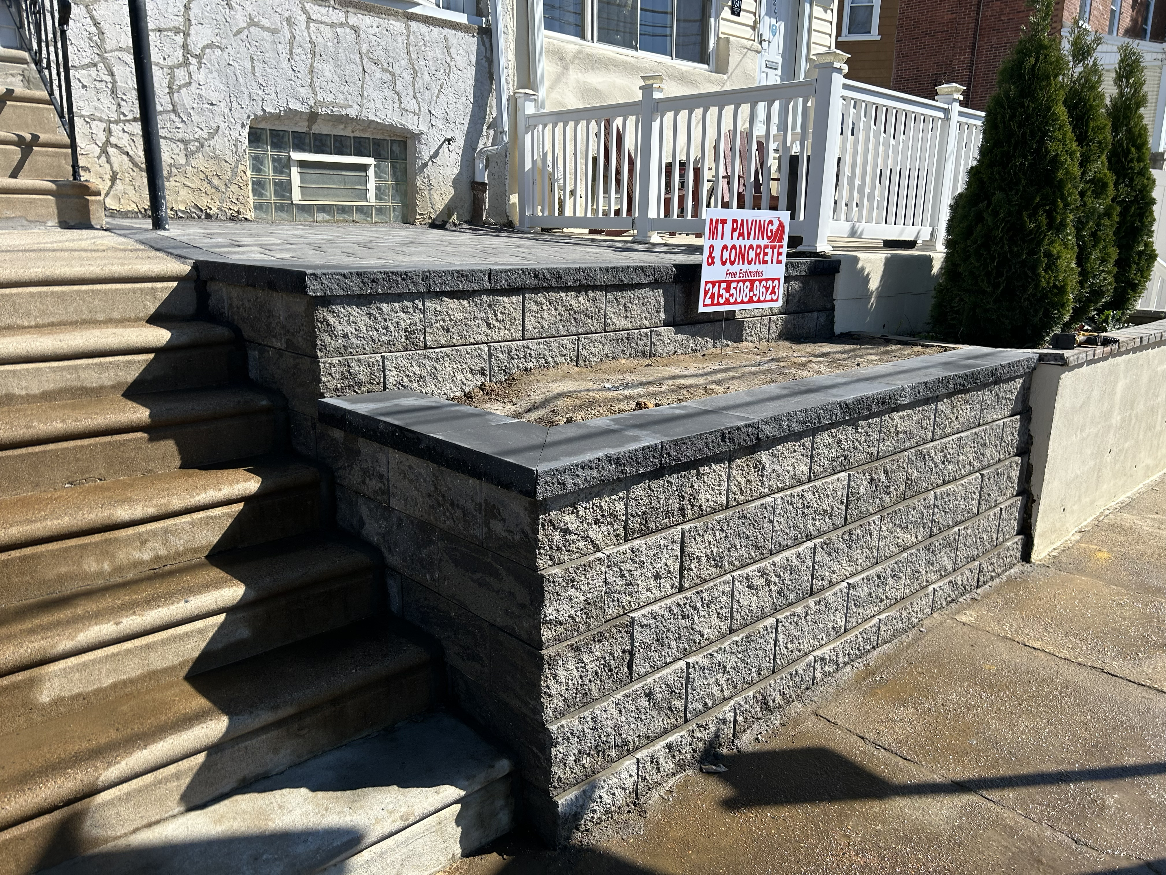 Masonry service by MT Paving & Concrete in Pennsylvania