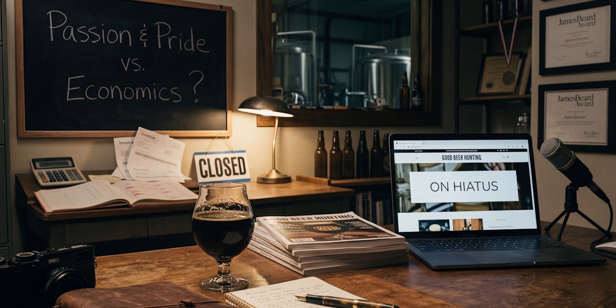 Good Beer Hunting's Hiatus: Passion, Pride, and the Price of Ignoring Economics