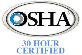 UTS BuildPros OSHA 30-Hour Certified