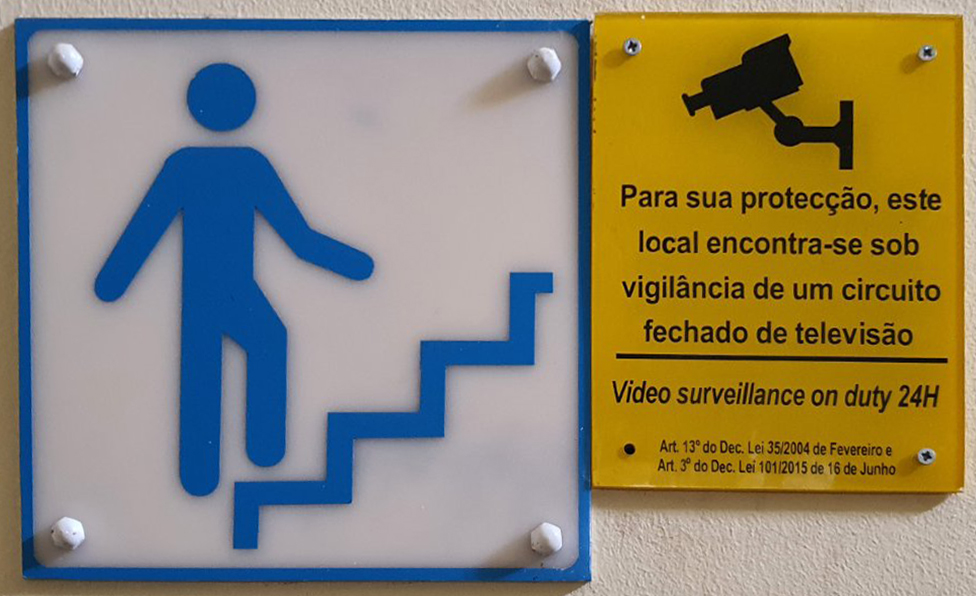 Imagem 12 — Aviso de Videovigilância 24h