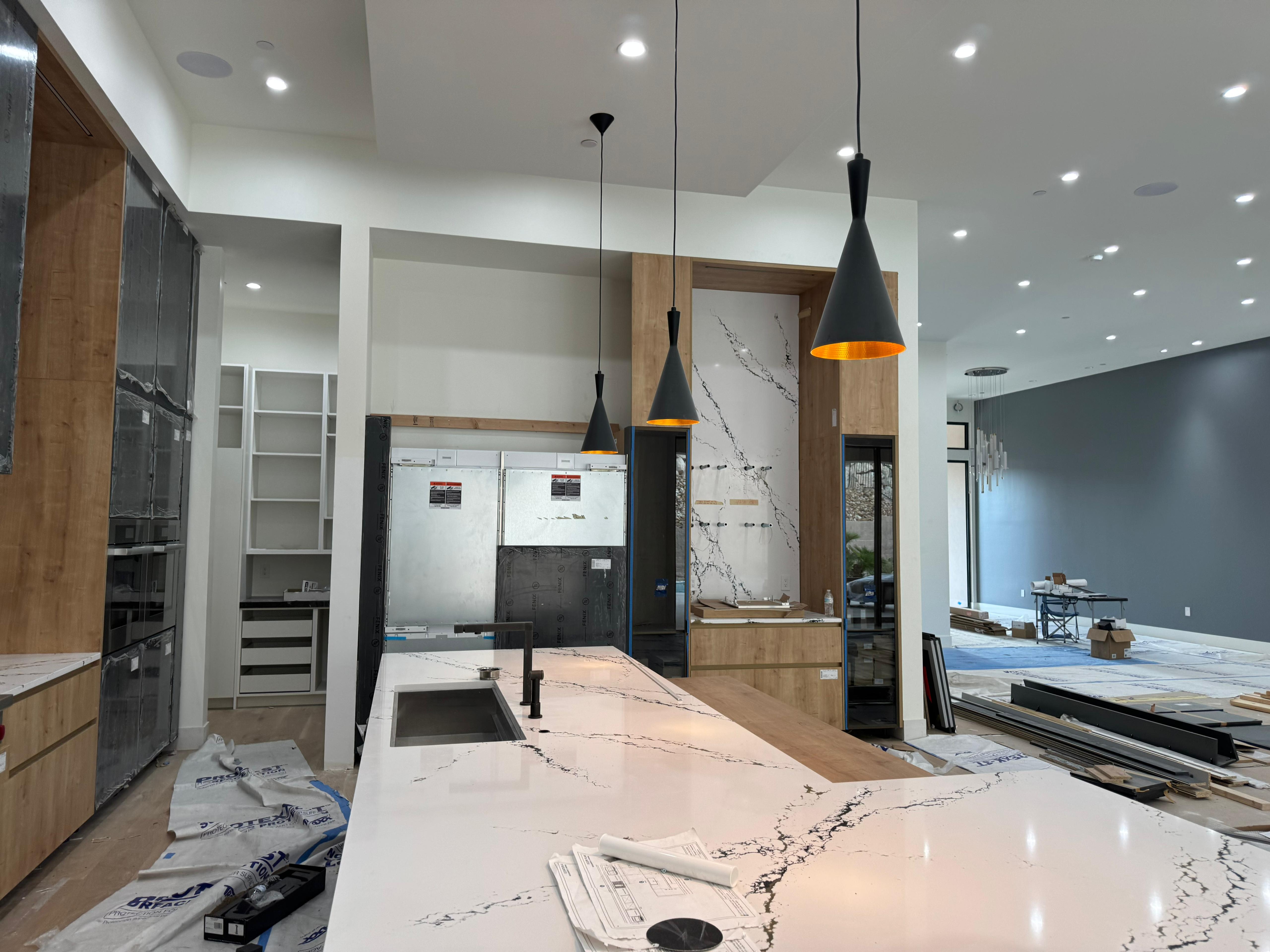 Construction cleaning before and after Las Vegas