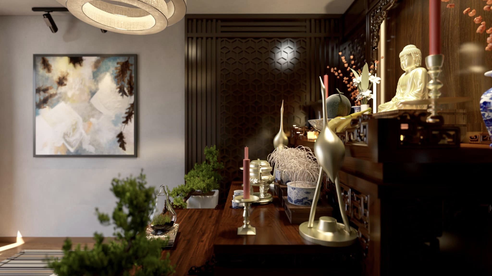 Khu Vực Bếp Mở