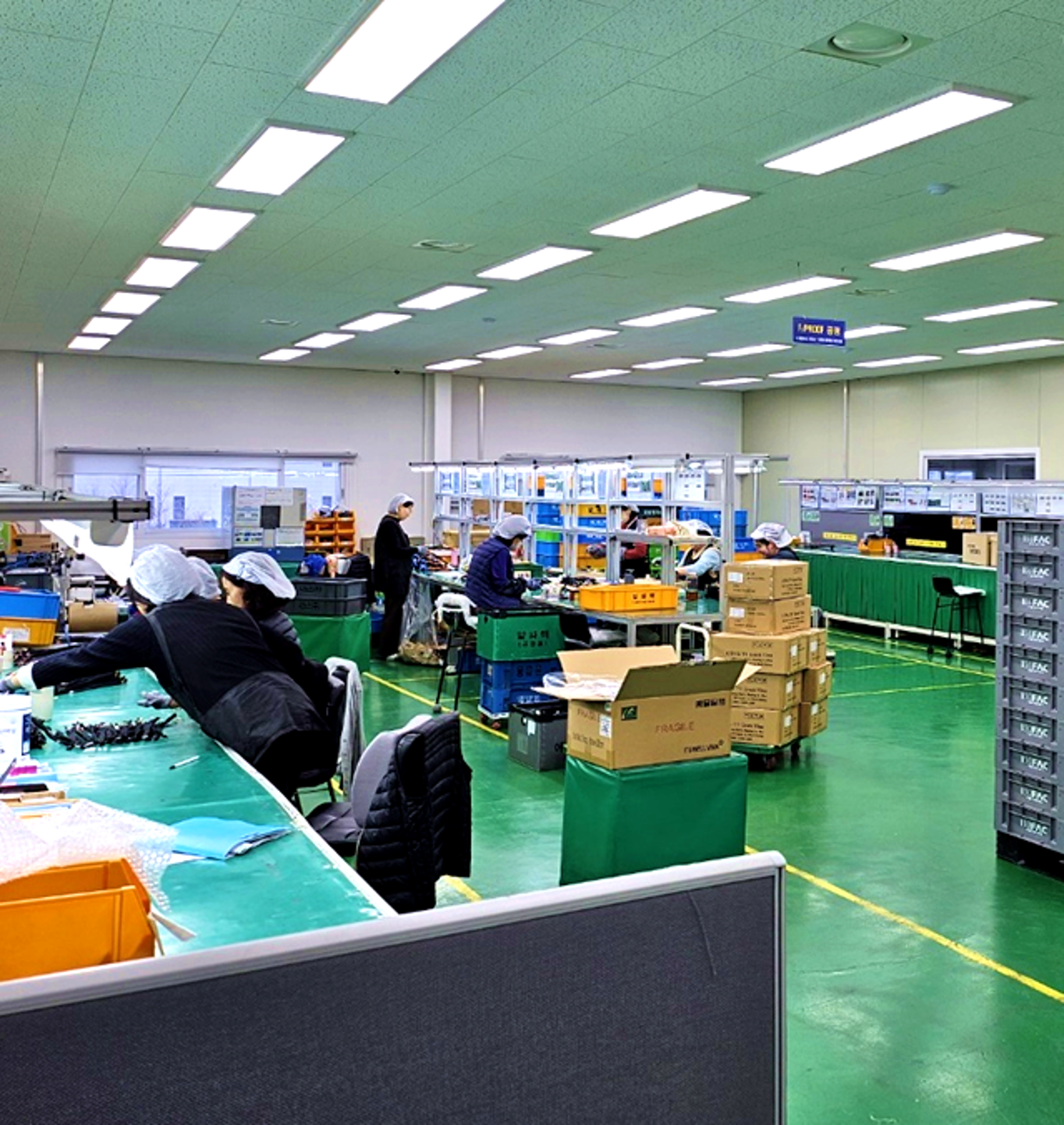 하네스 조립 라인