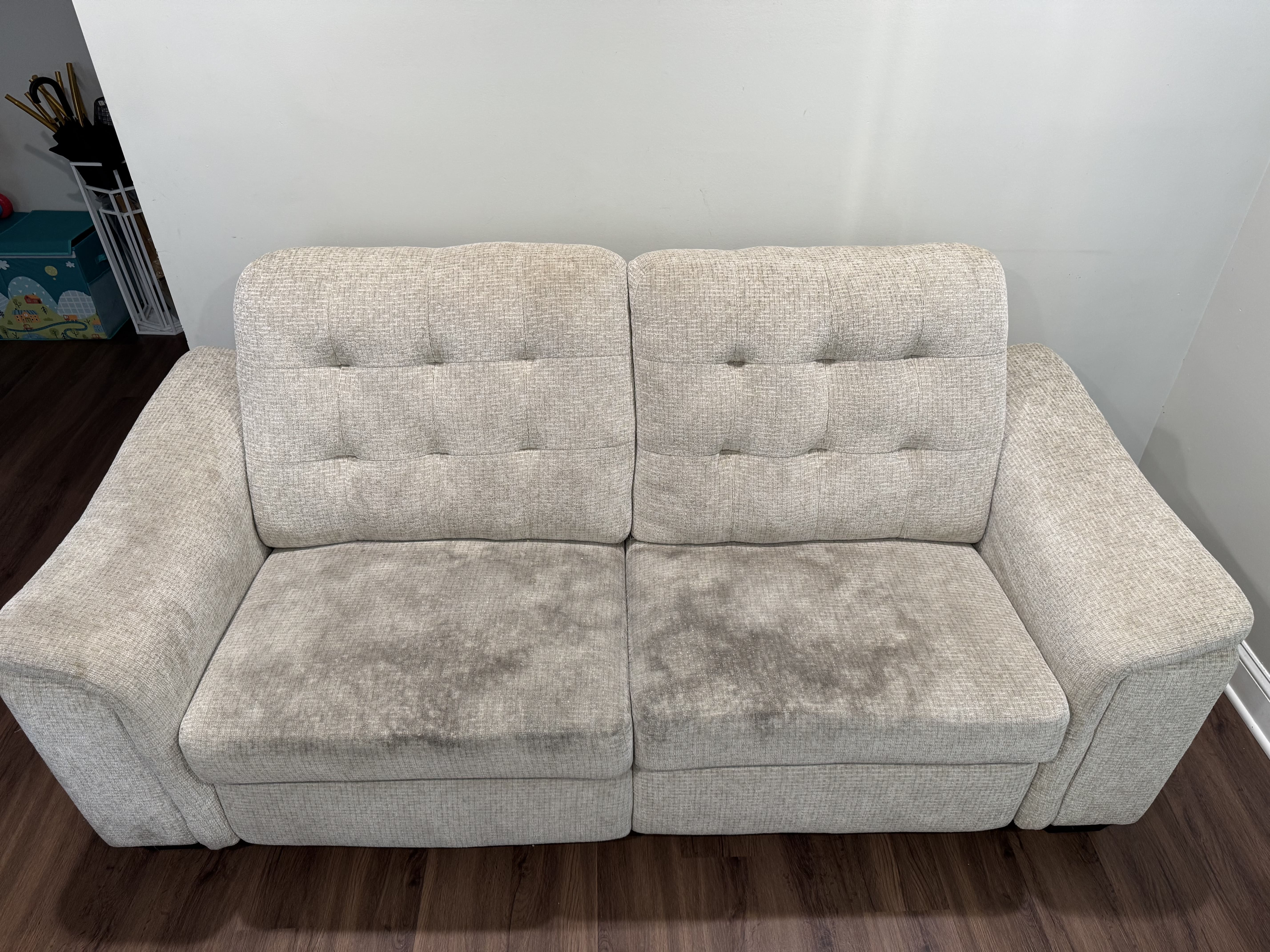 Before - Gray Sofa — Brooklyn