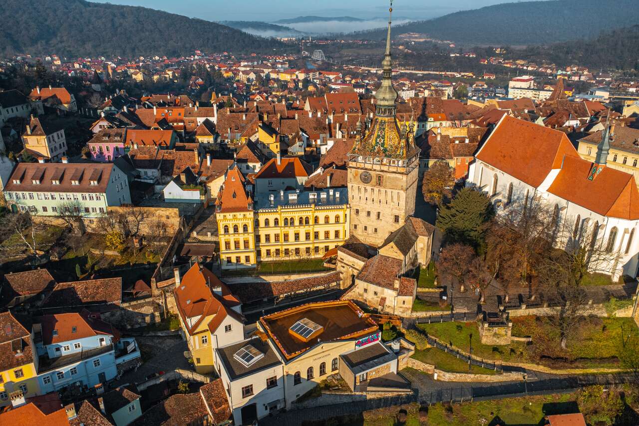 Vlads Shadow daytrips cluj napoca — Sighișoara panoramic view over the citadel