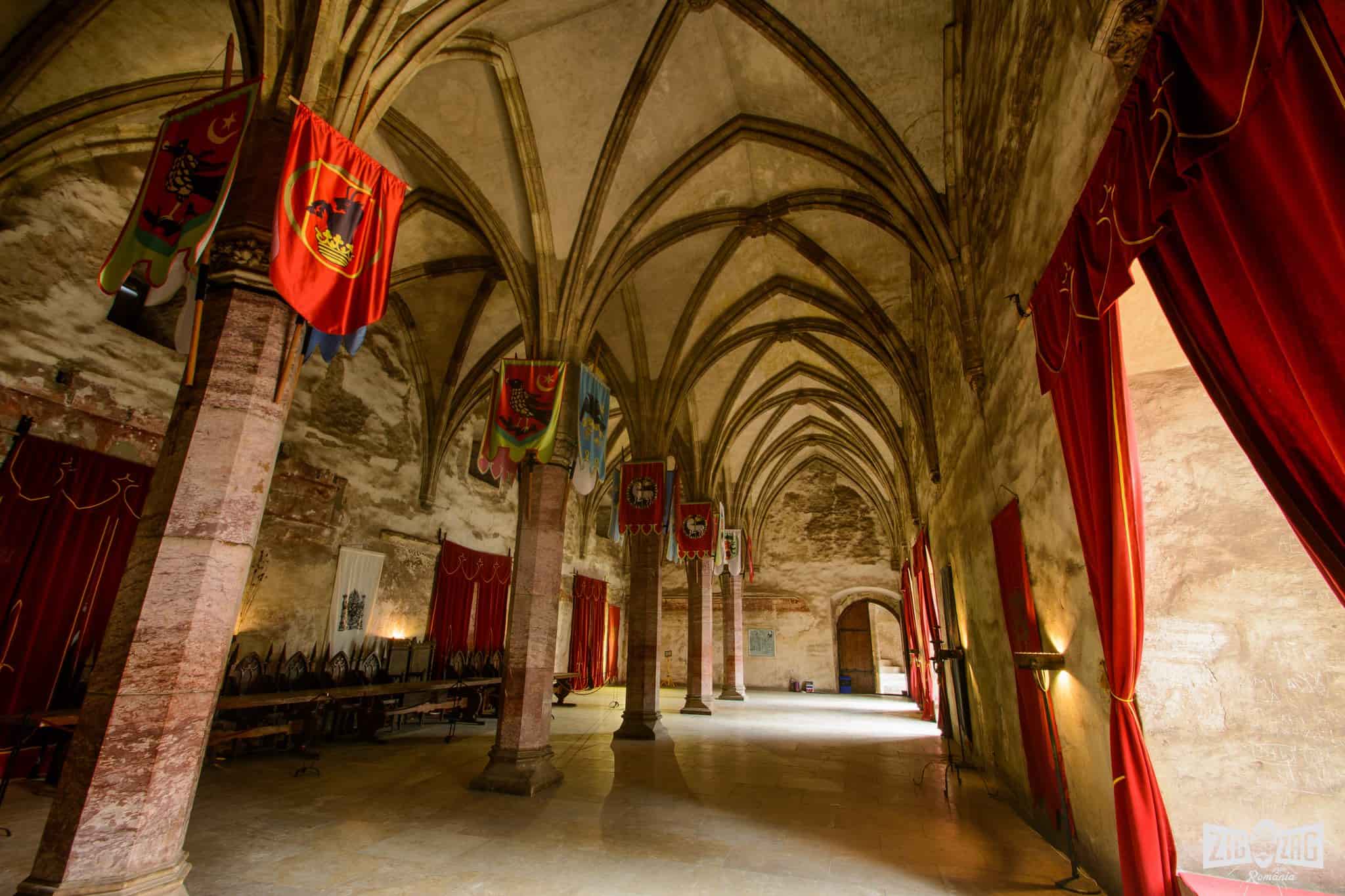Salt Stone Sovereignty daytrips cluj napoca — Corvin Castle Gothic halls and knights chambers
