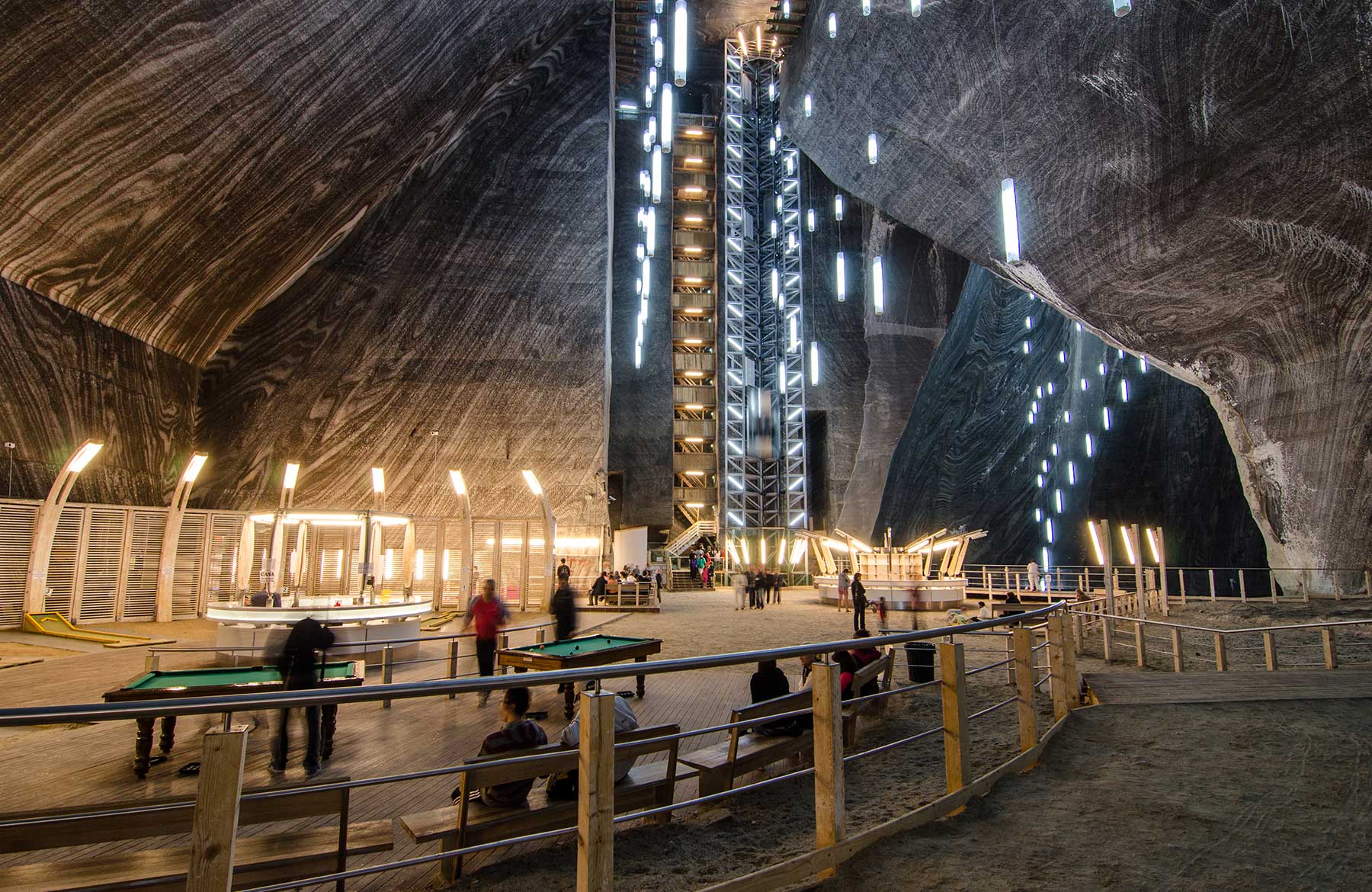 Salt Stone Sovereignty daytrips cluj napoca — Mina Rudolf historic salt chambers 120m underground