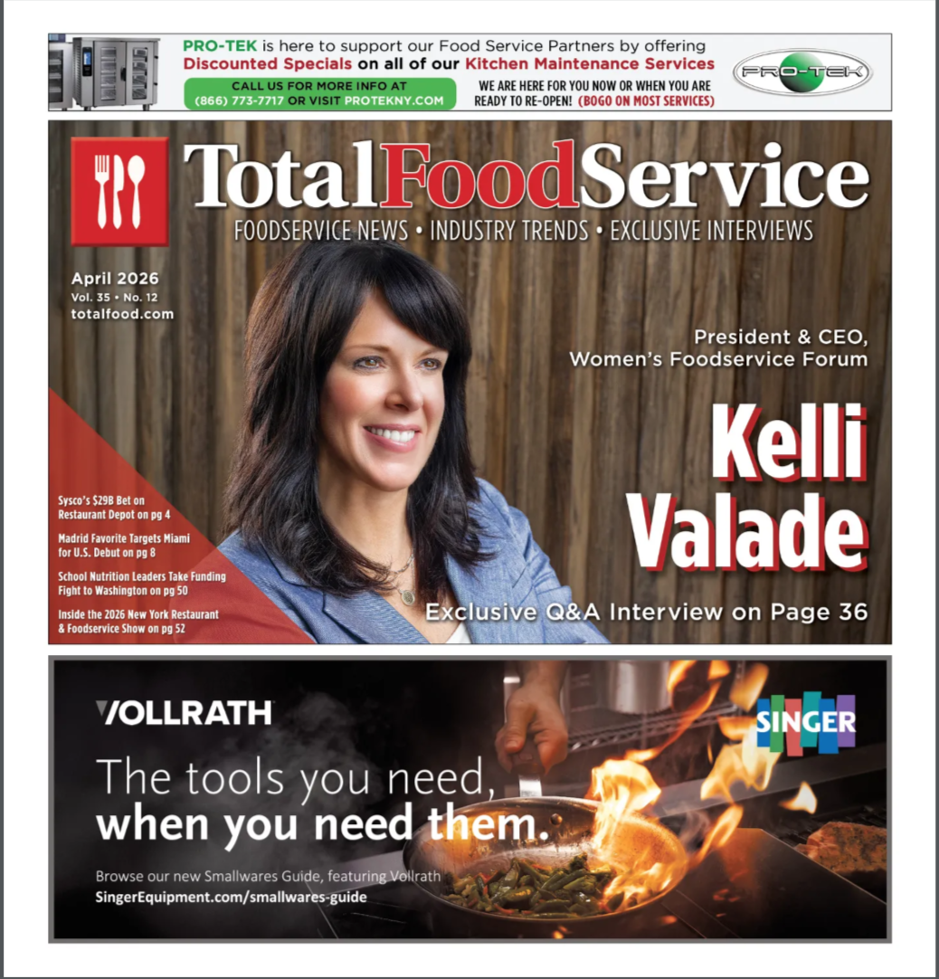 HMWIUSA Featured in April 2026 of Total Food Service Magazine