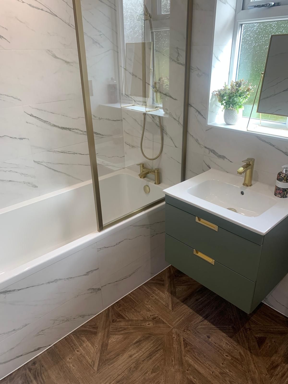 Ignite Plumbing completed bathroom installation project showing real work quality