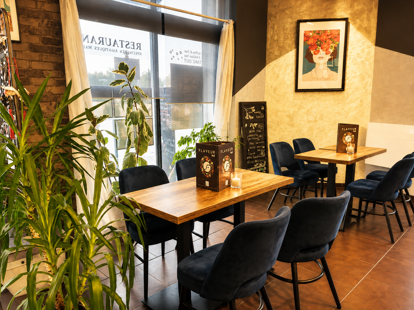 FLAVEUR - Restaurant à Reims Intérieur du restaurant FLAVEUR