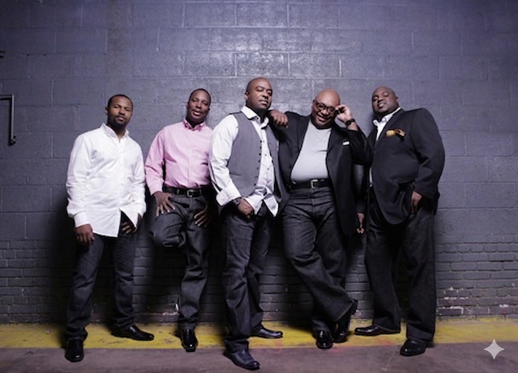 7 Sons of Soul group portrait on stage