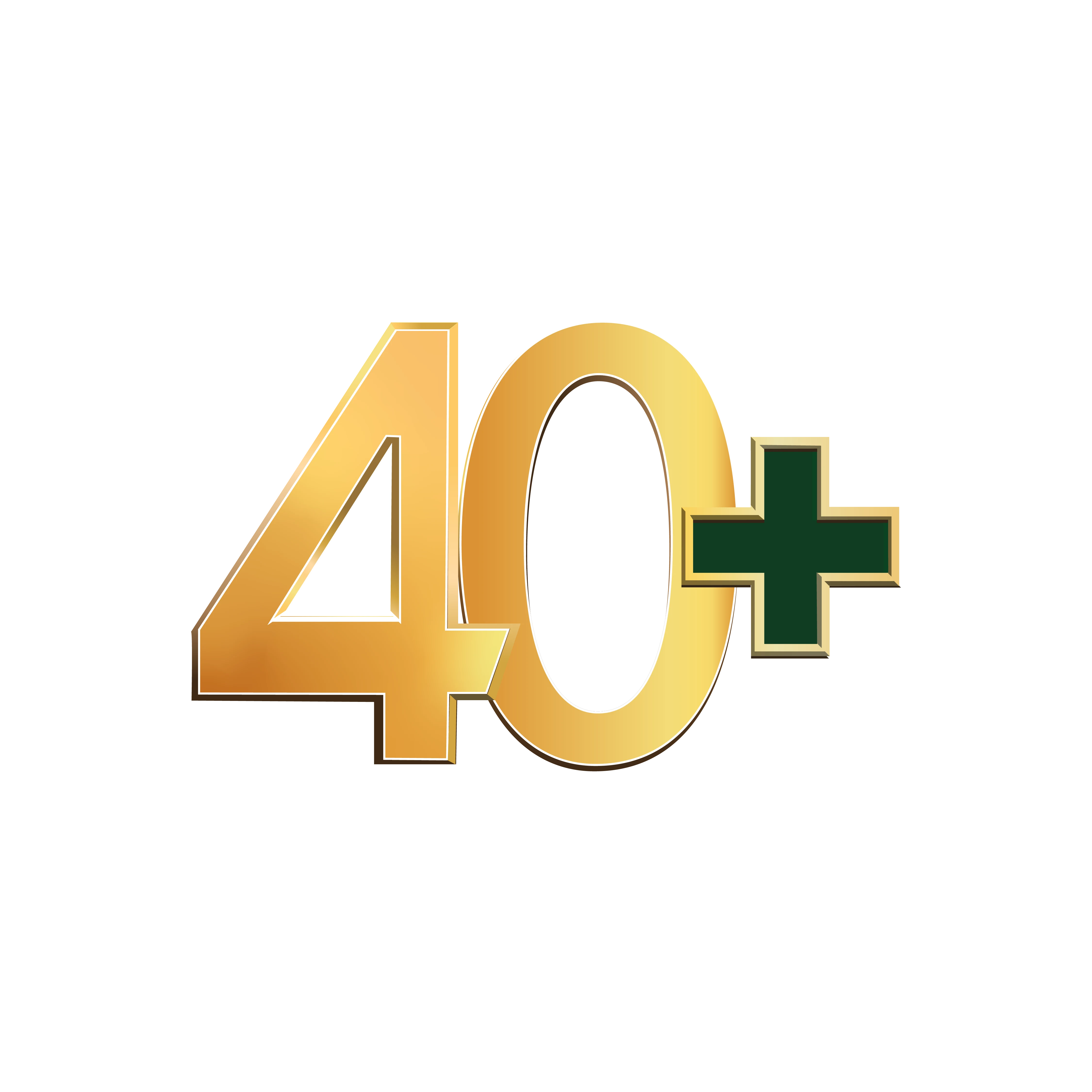40+