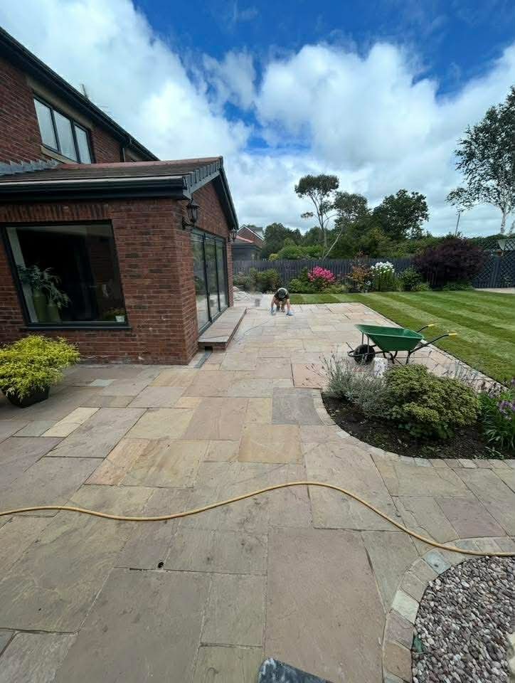 Driveway & Patio Cleaning - Before