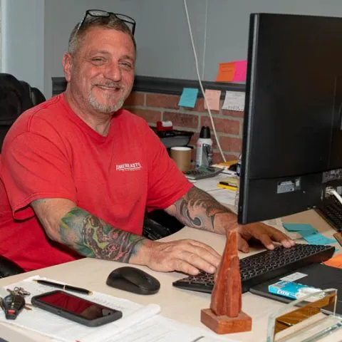 Ameriblasts owner at the facility