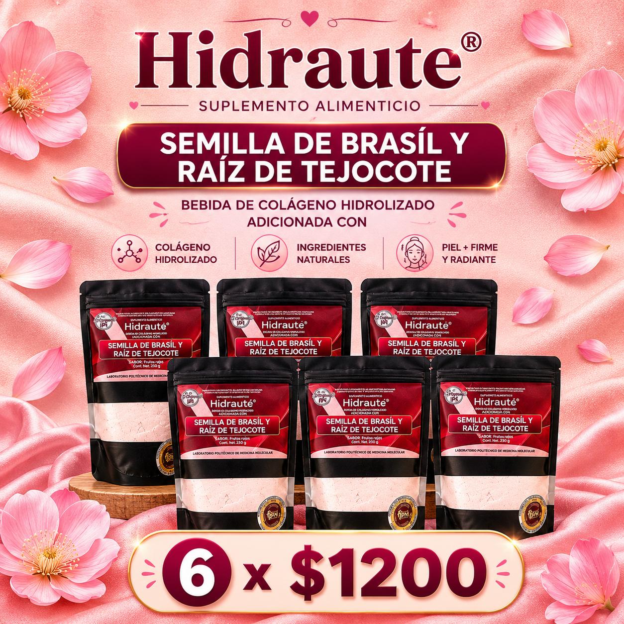 HIDRAUTE - SEMILLA DE BRASIL Y RAIZ DE TEJOCOTE