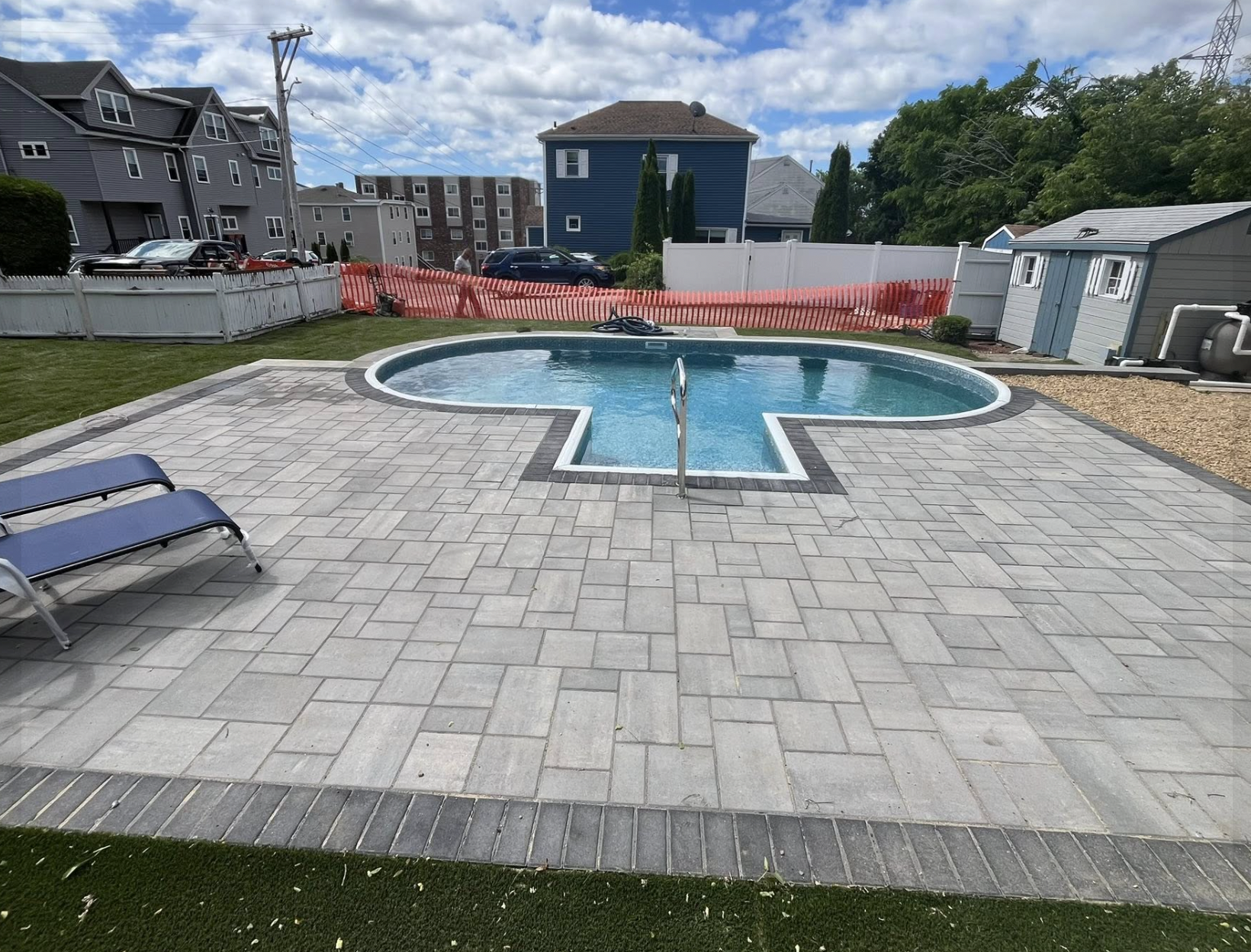 Backyard Pool/ Patio - Fitzgerald & Sons Excavation