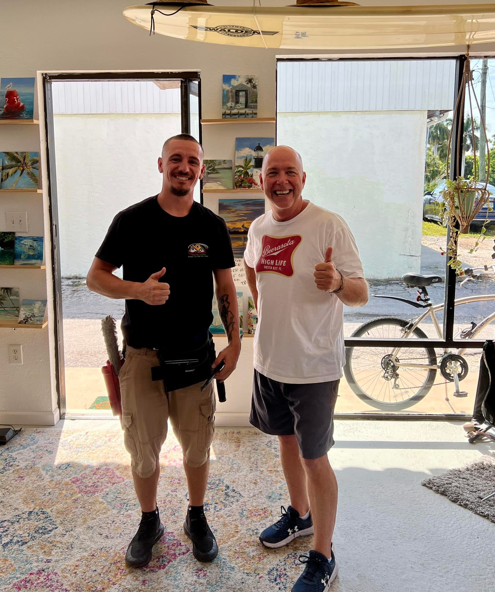 Russell, Owner of Wipe Me Down Window Cleaning