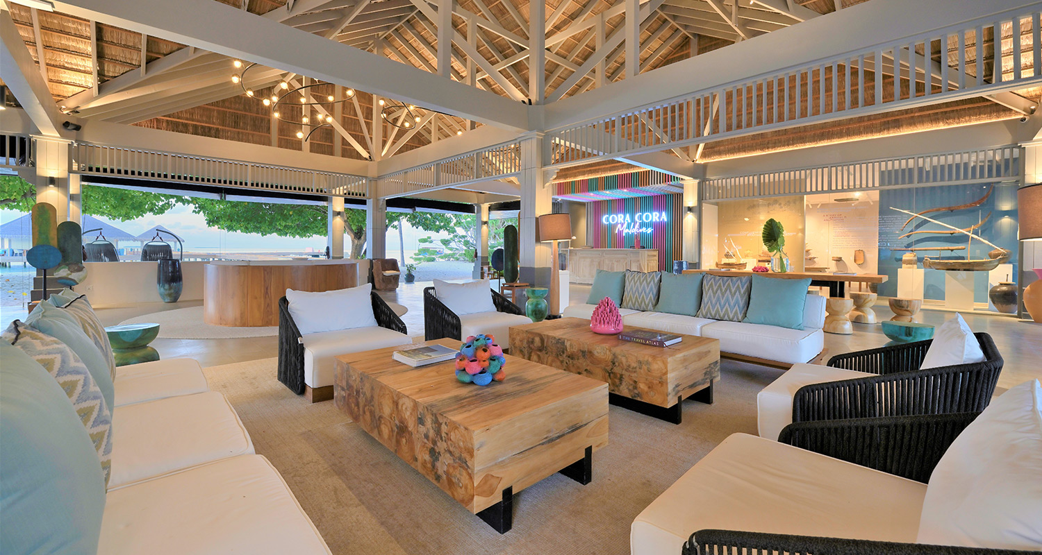 Cora Cora Maldives リゾート全景 コラコラ・モルディブ全景