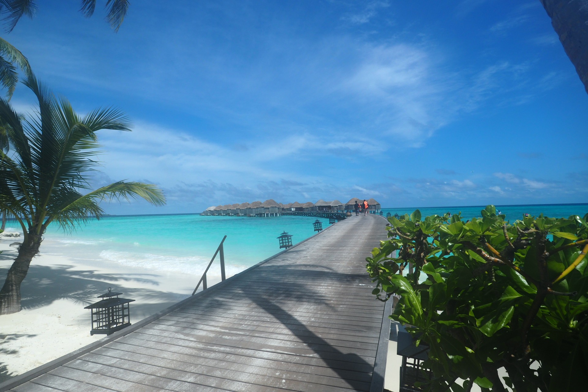 850mの絶景桟橋 コンスタンス・ハラヴェリ・モルディブ 850mの絶景桟橋