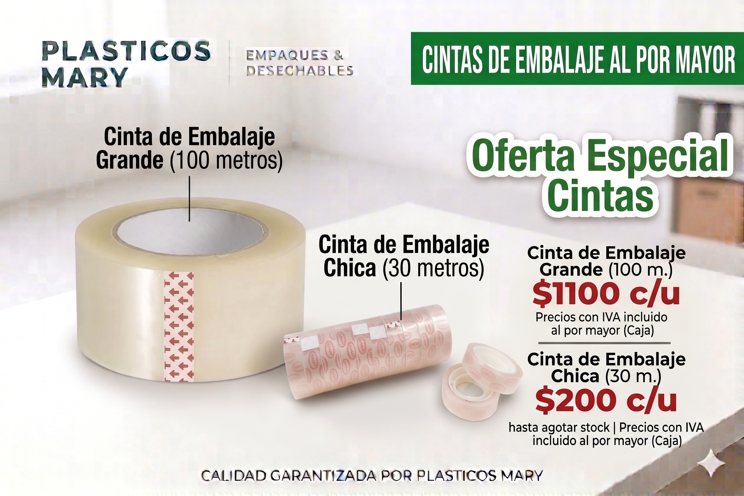 Oferta del mes - producto plástico