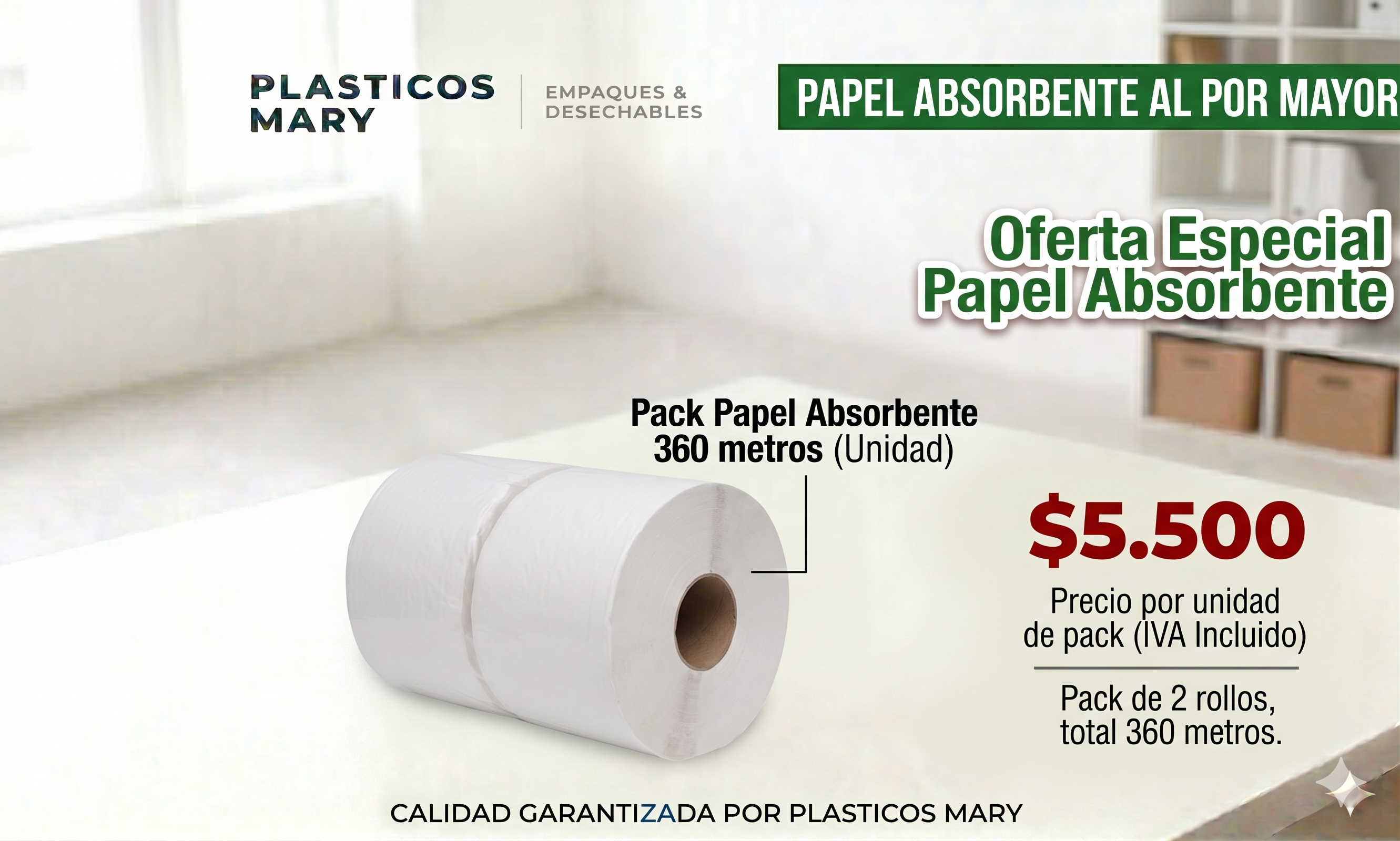 Oferta del mes - producto plástico