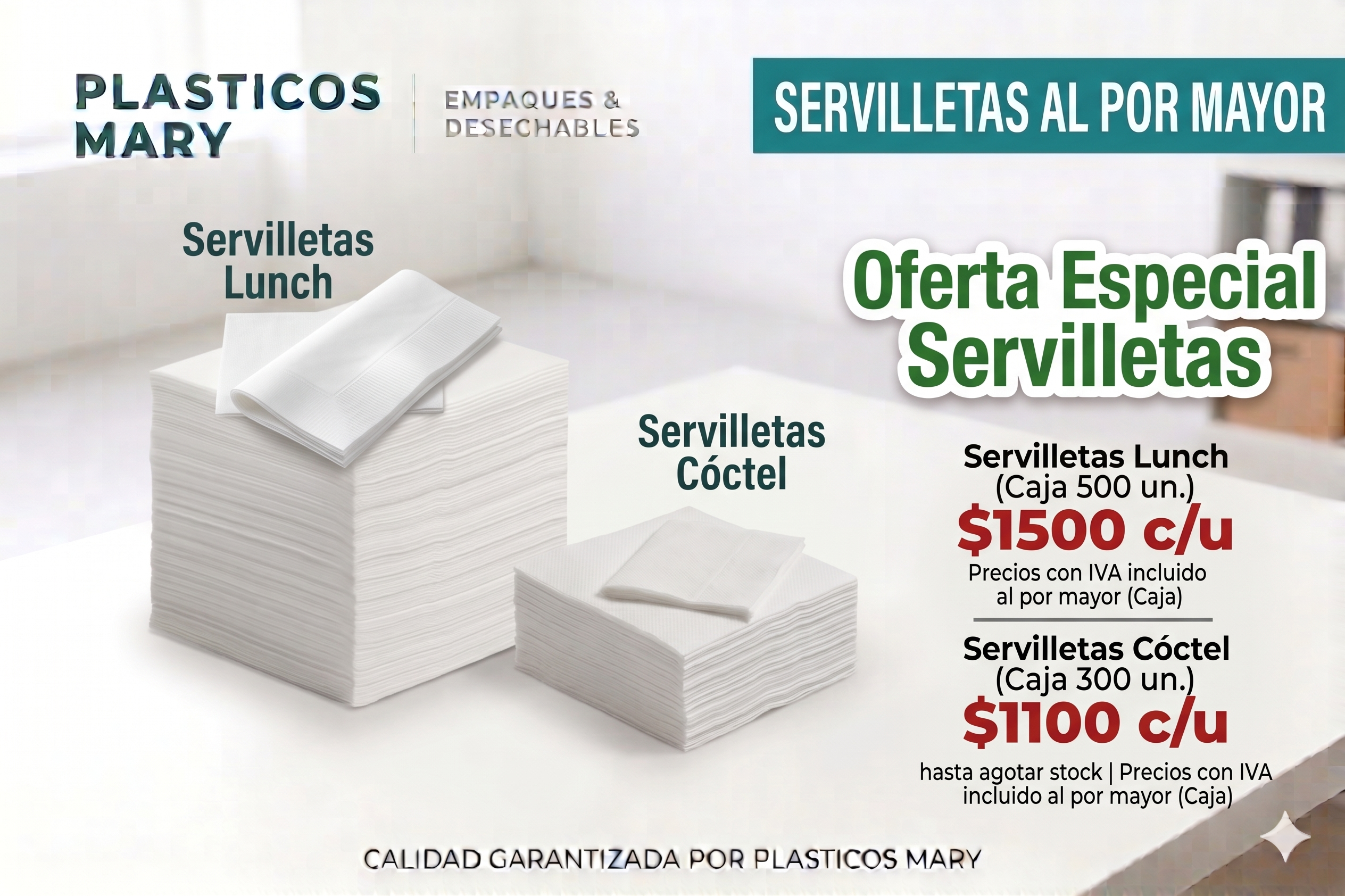 Oferta del mes - producto plástico