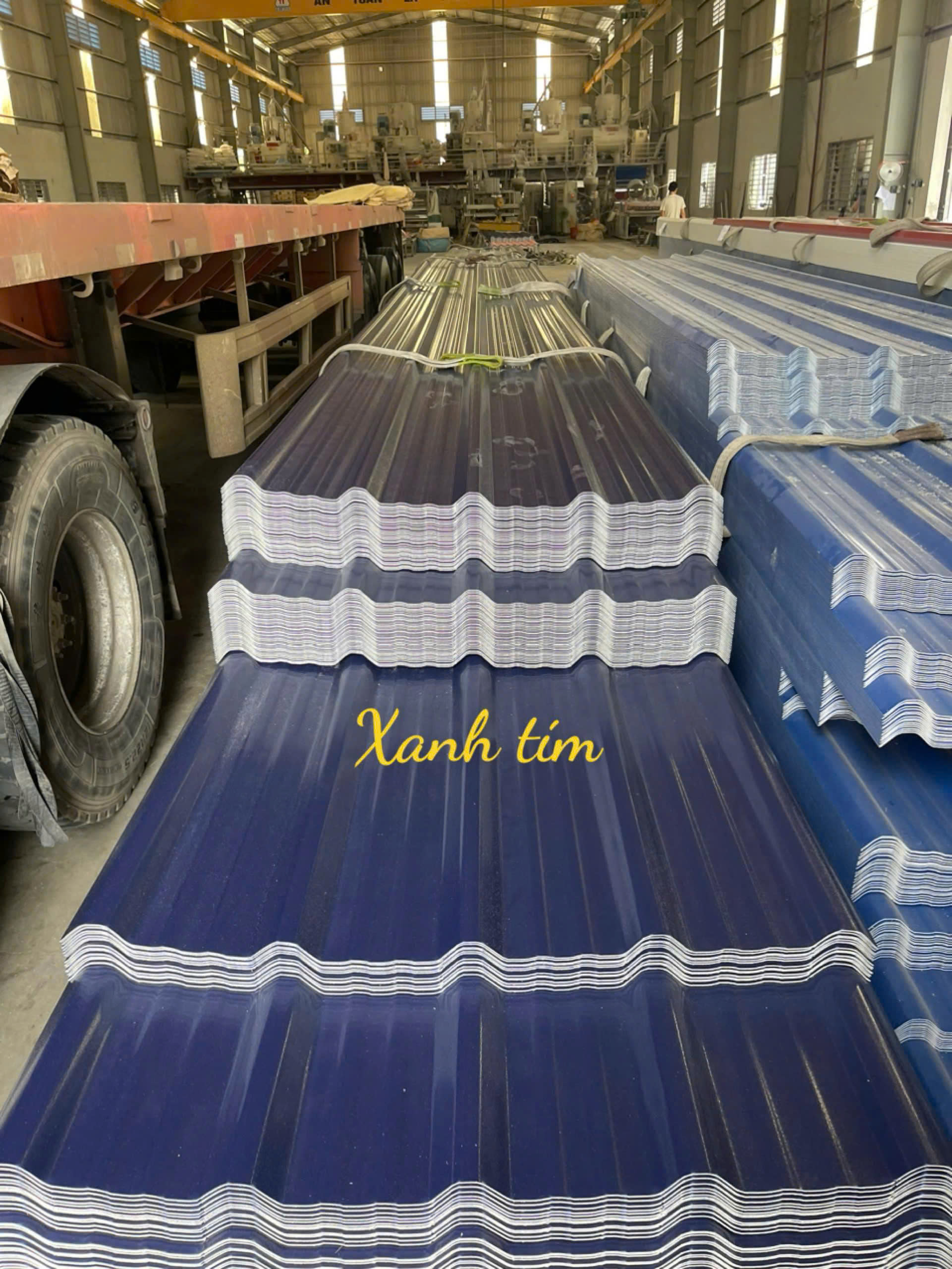 Tôn Nhựa Chống Nóng – góc chụp 3 chi tiết thực tế