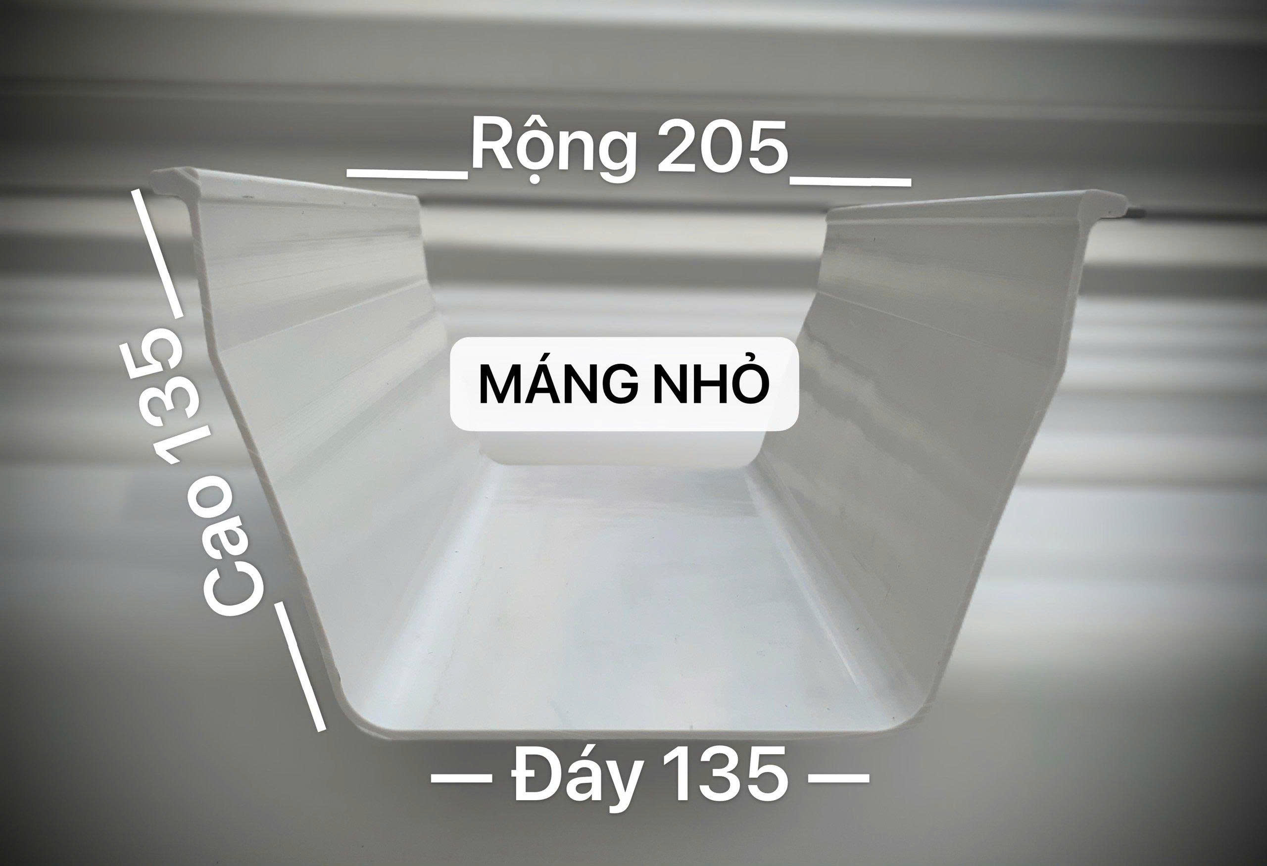 Máng Xối Nhựa PVC – góc chụp 2 chi tiết thực tế