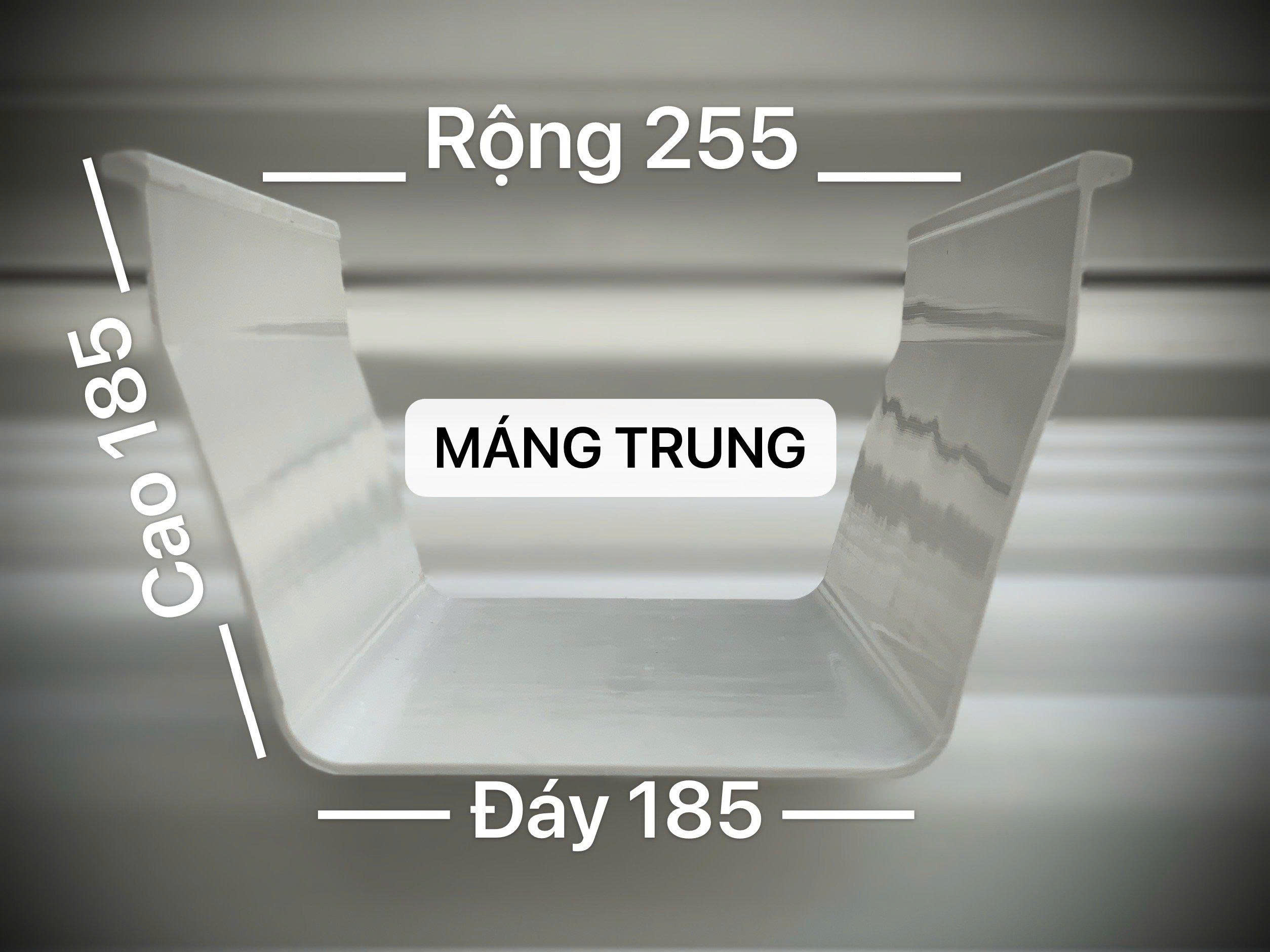 Máng Xối Nhựa PVC – góc chụp 3 chi tiết thực tế