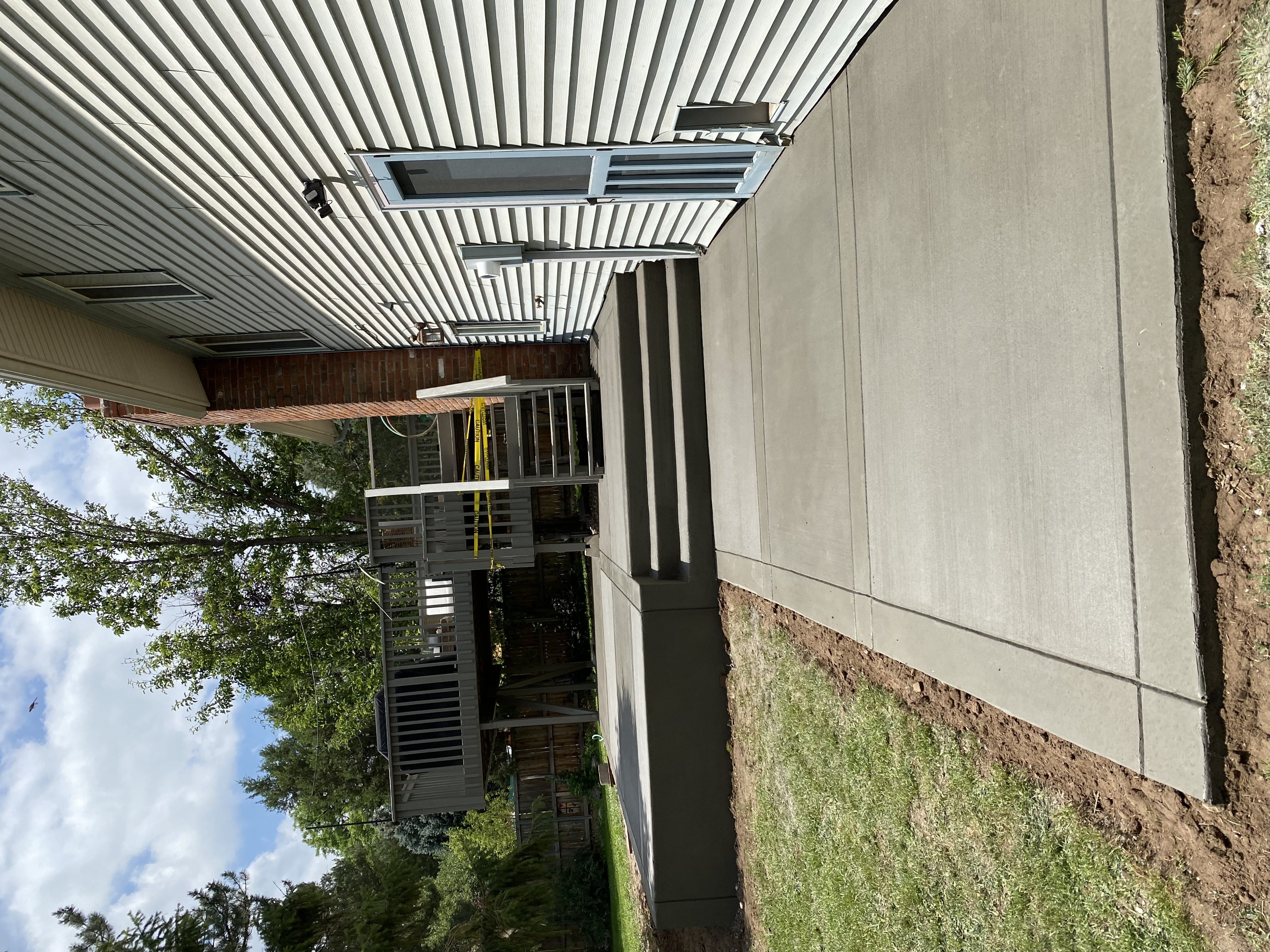 Patio with Steps