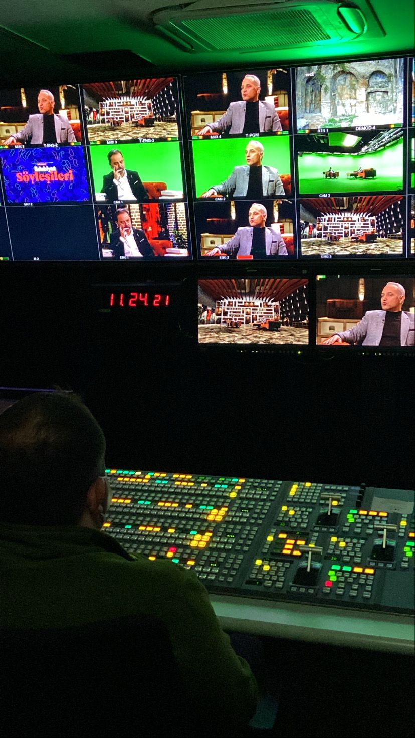 TV Broadcast Control Room