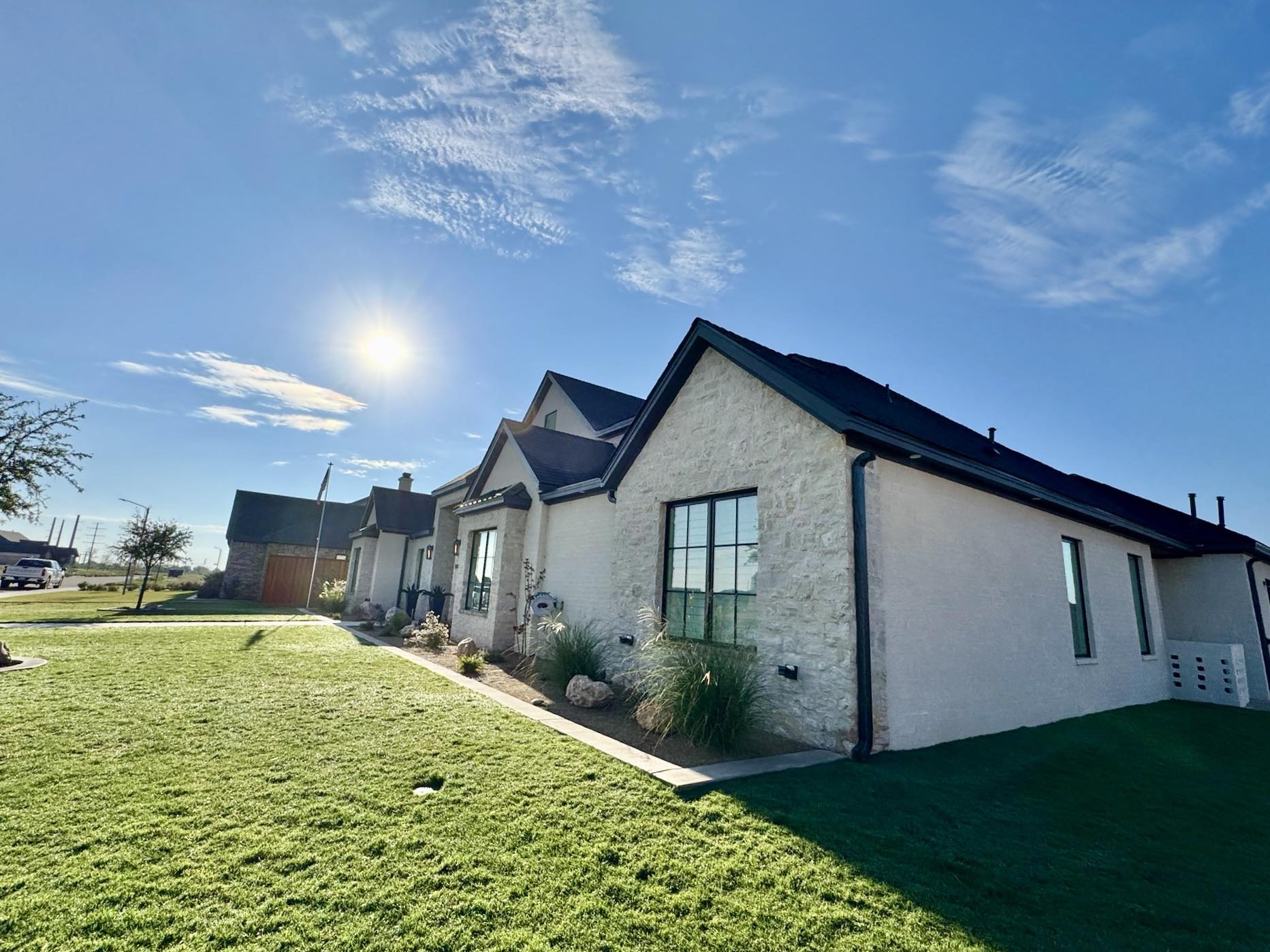 Beautiful home with seamless gutters in Lubbock TX