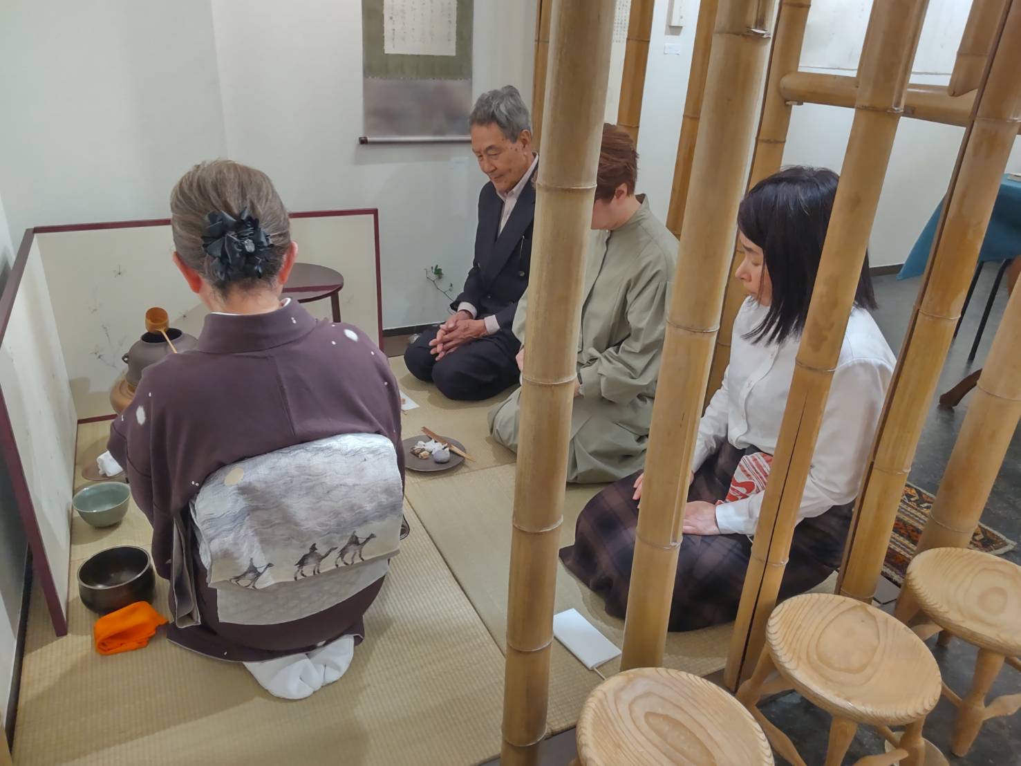 画廊の茶会